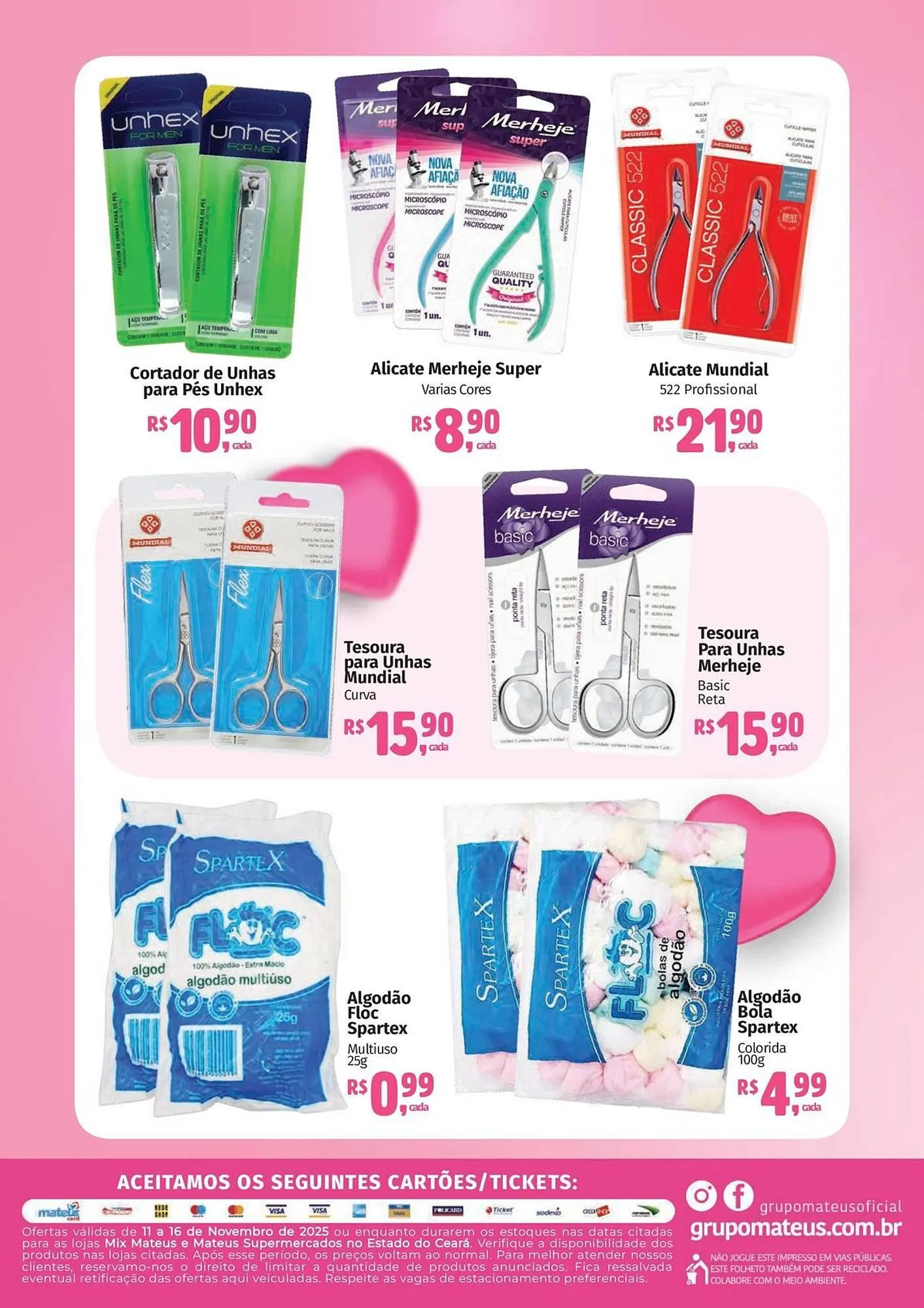 Encarte de Catálogo Supermercados Mateus 11 de novembro até 16 de novembro 2025 - Pagina 2