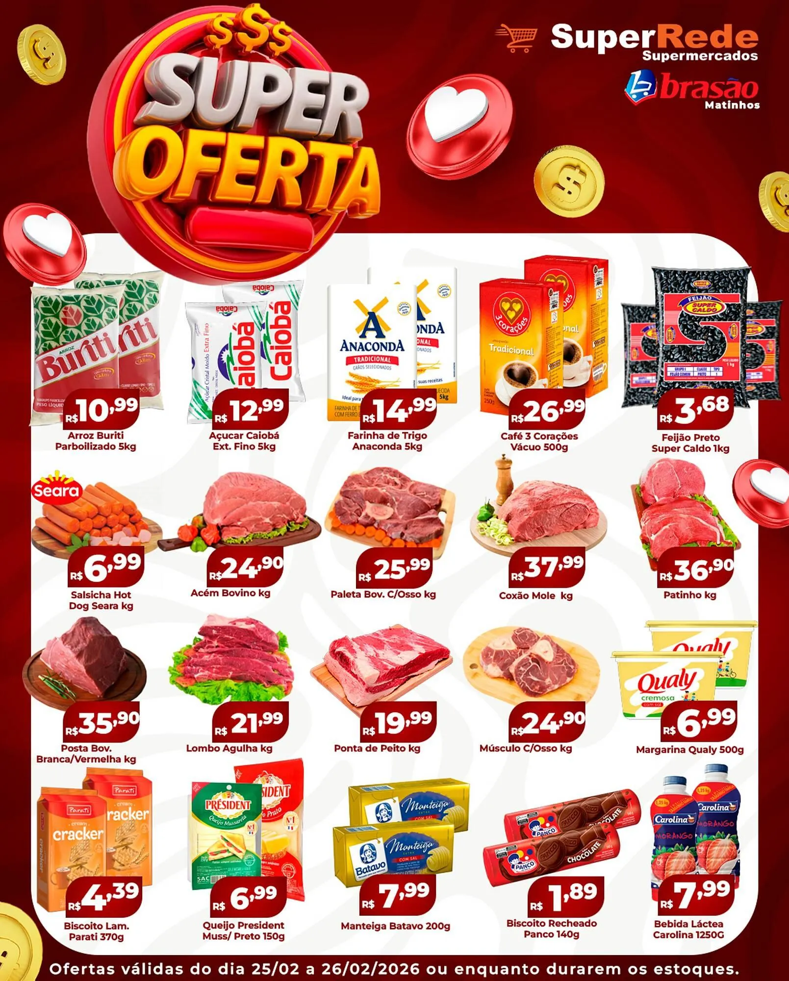 Encarte de Catálogo Super Rede Atacadista 25 de fevereiro até 26 de fevereiro 2026 - Pagina 1