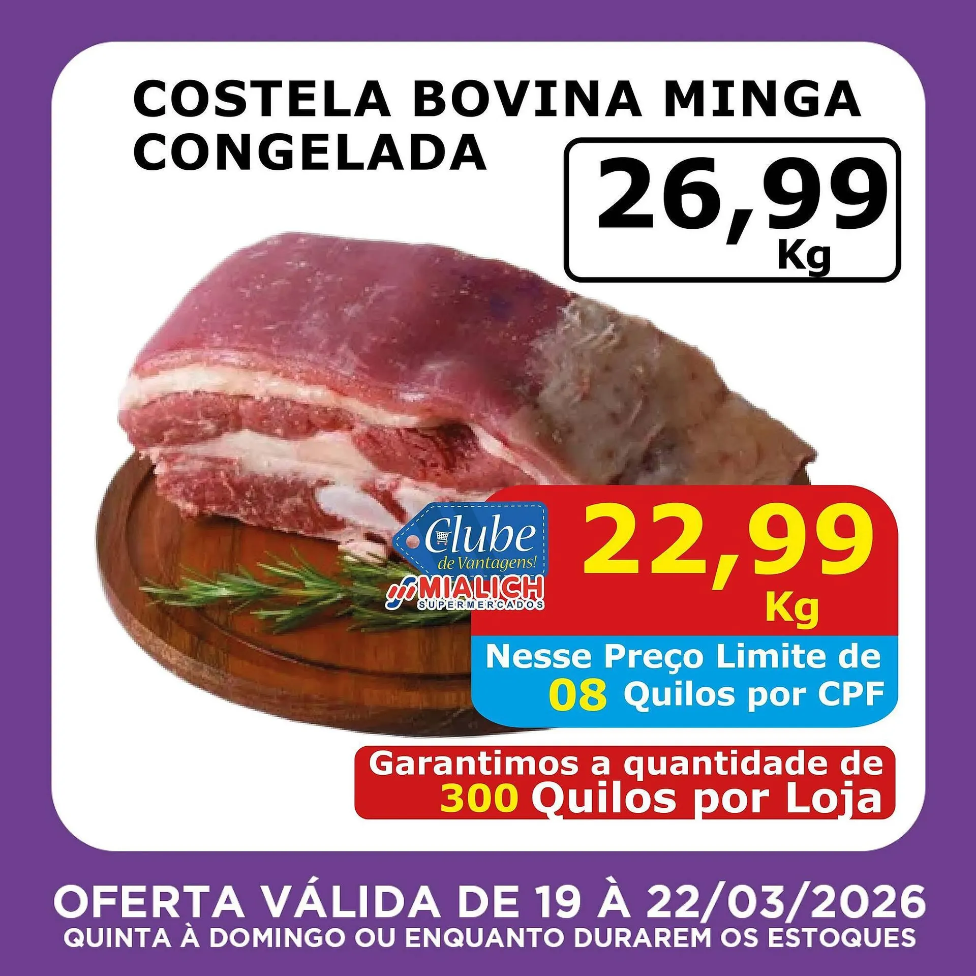 Encarte de Catálogo Mialich Supermercados 19 de março até 22 de março 2026 - Pagina 4