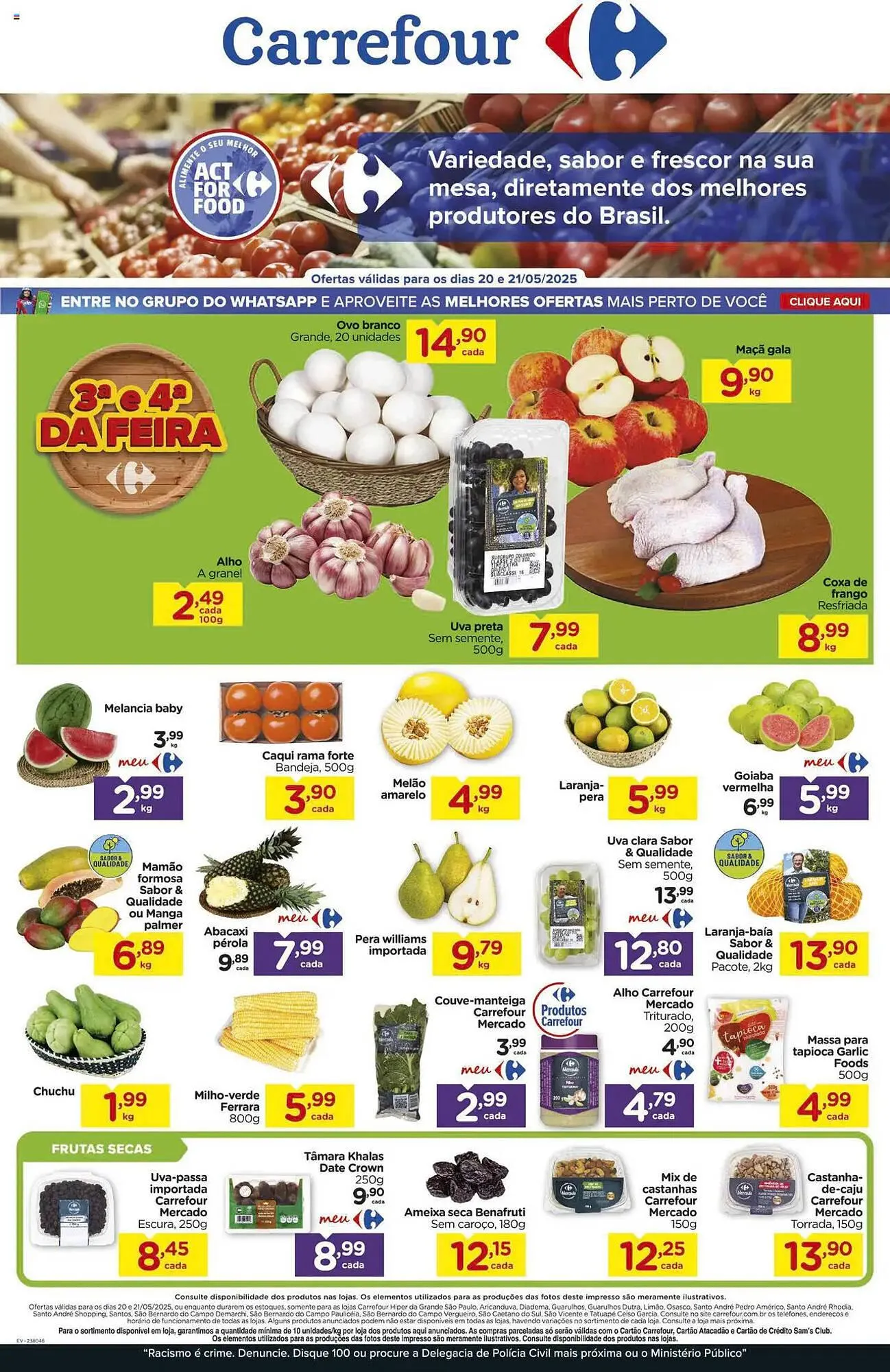 Encarte de Catálogo Carrefour 20 de maio até 21 de maio 2025 - Pagina 1