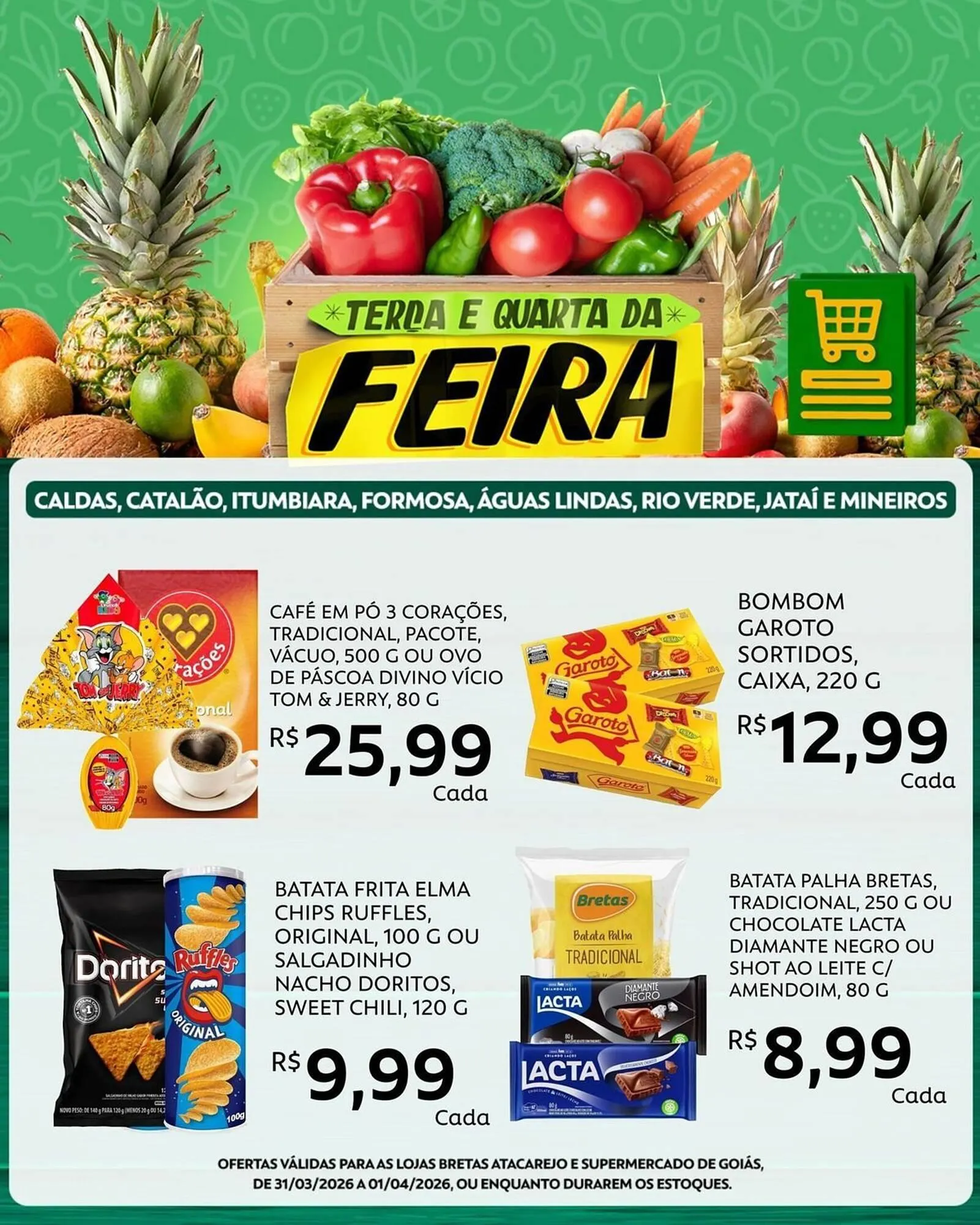Encarte de Catálogo Supermercados Bretas 30 de março até 14 de abril 2026 - Pagina 7