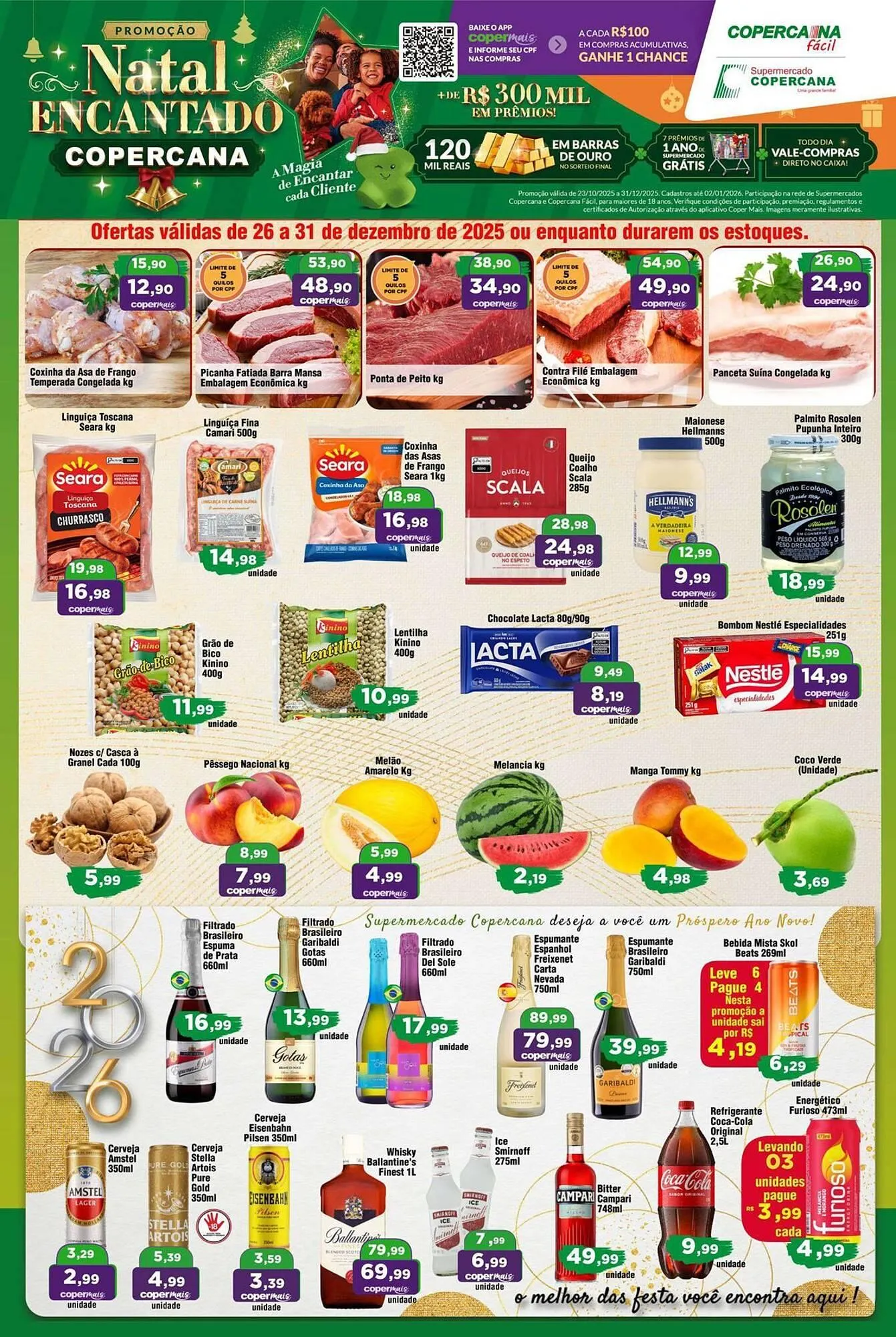 Encarte de Tabloide Copercana 26 de dezembro até 31 de dezembro 2025 - Pagina 1