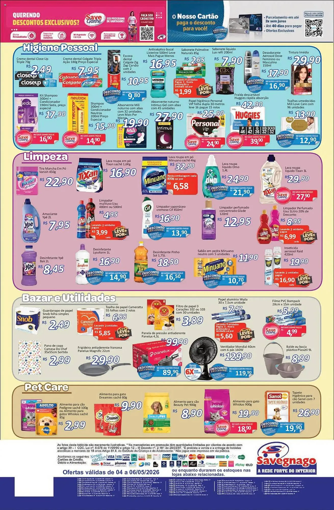 Encarte de Catálogo Supermercados Savegnago 4 de maio até 7 de maio 2026 - Pagina 4