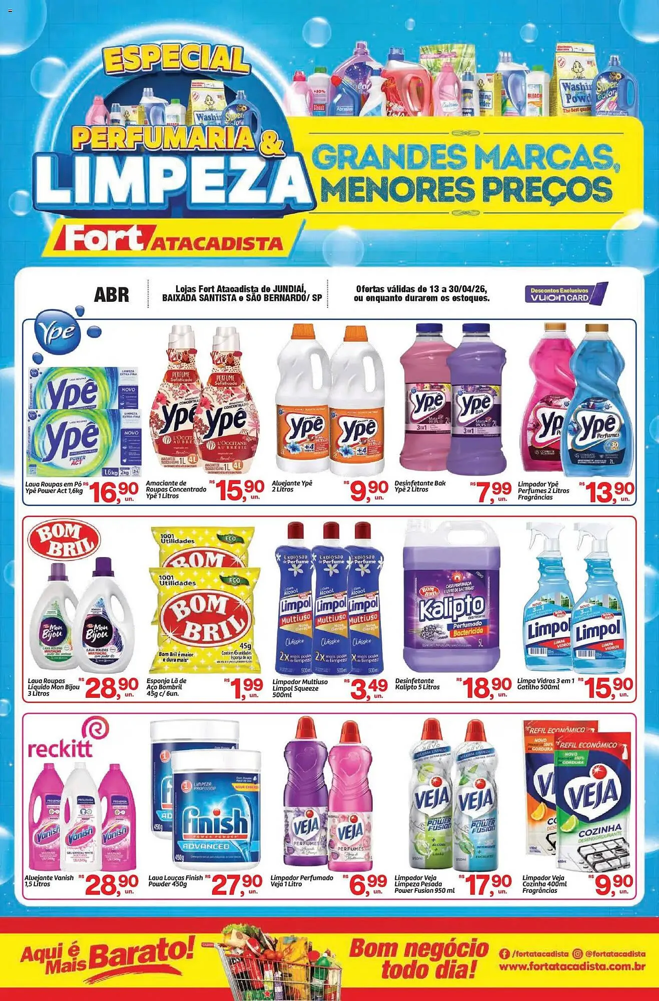 Encarte de Tabloide Fort Atacadista 13 de abril até 30 de abril 2026 - Pagina 1
