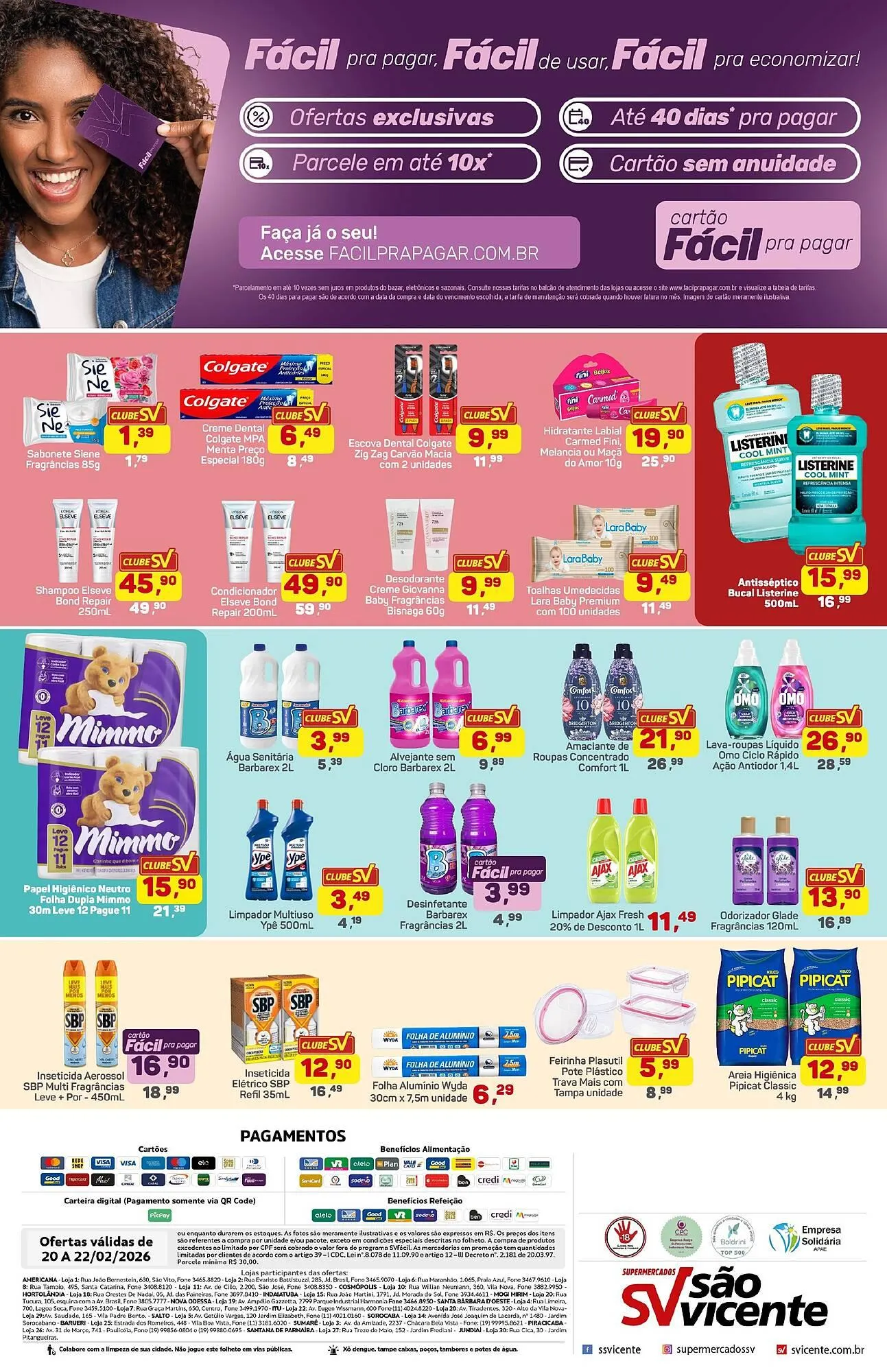 Encarte de Catálogo Supermercados São Vicente 20 de fevereiro até 22 de fevereiro 2026 - Pagina 4