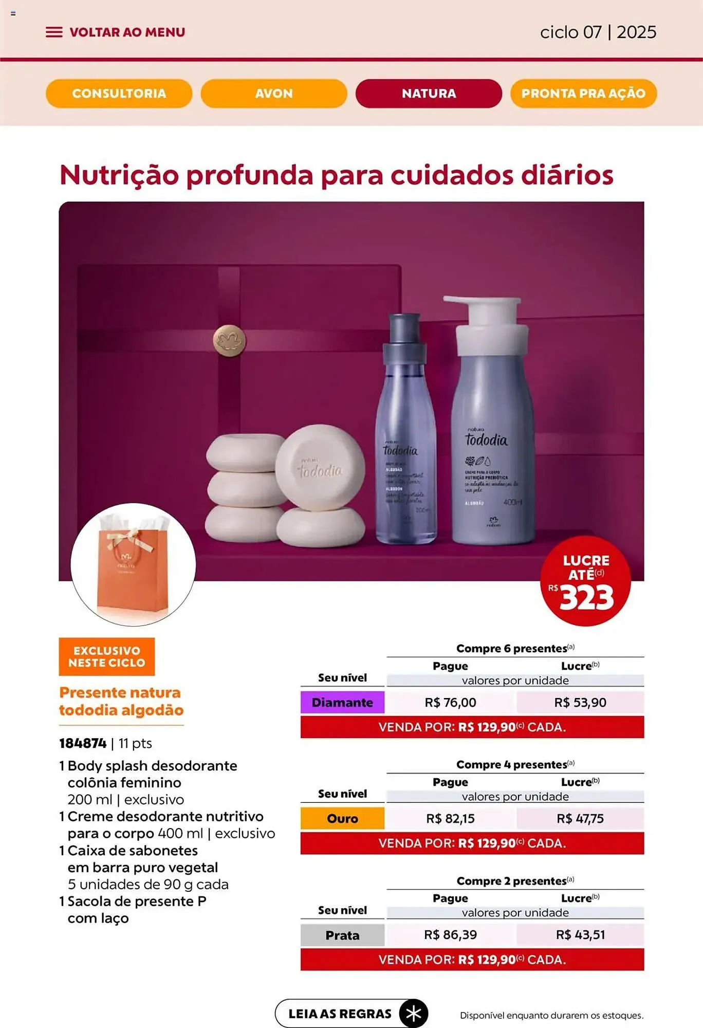 Encarte de Catálogo Avon 3 de abril até 1 de maio 2025 - Pagina 50