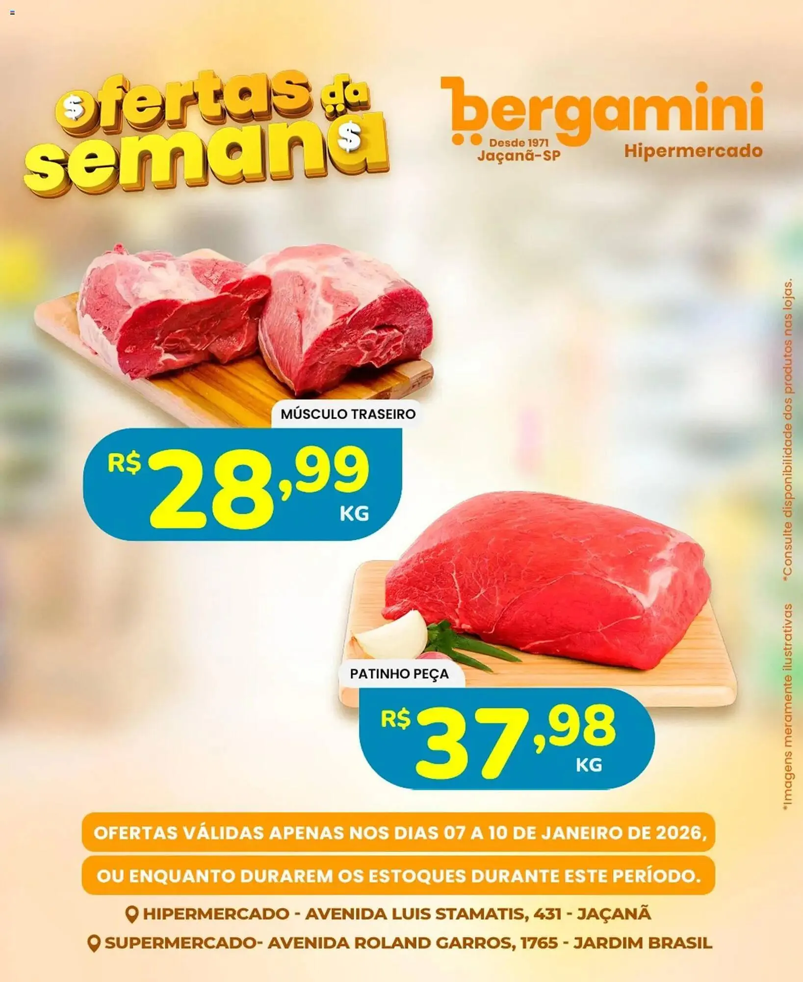 Encarte de Catálogo Supermercado Bergamini 7 de janeiro até 10 de janeiro 2026 - Pagina 1