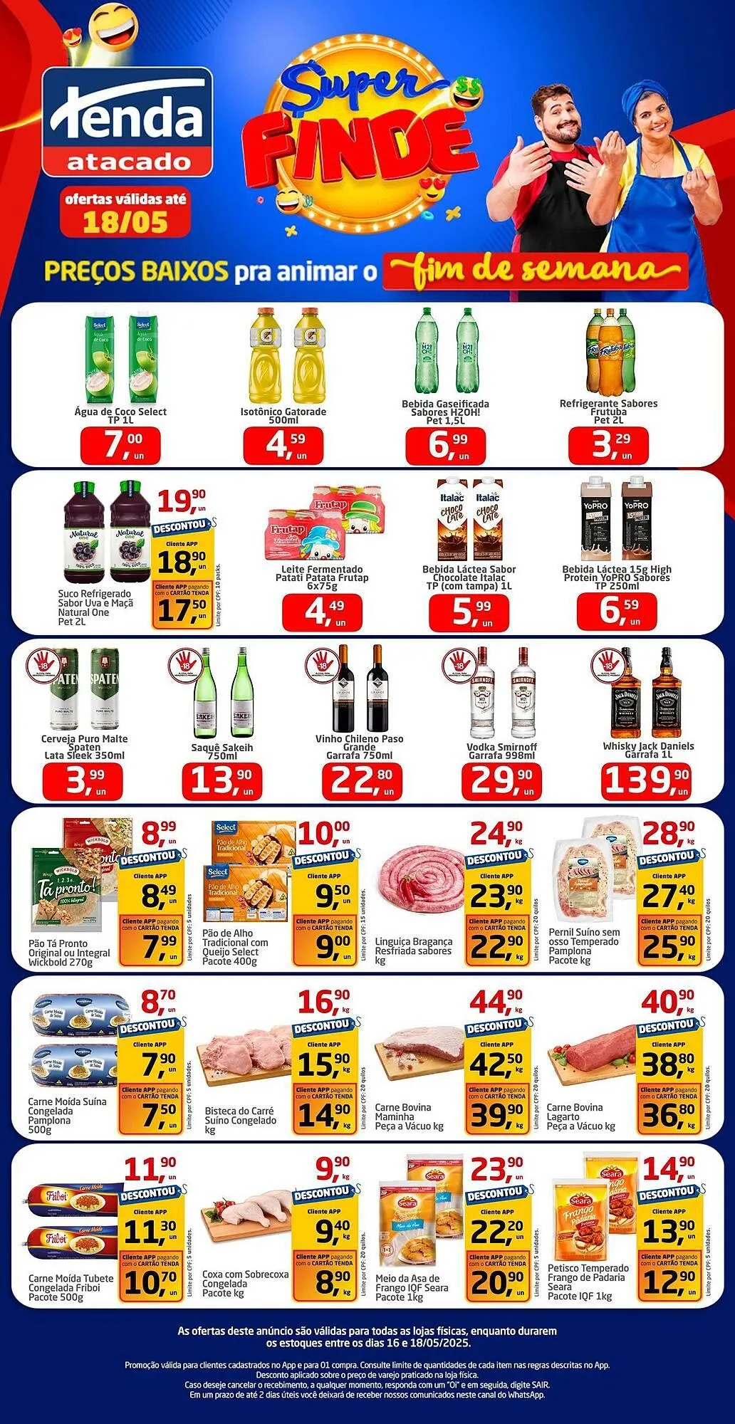 Encarte de Catálogo Tenda Atacado 16 de maio até 18 de maio 2025 - Pagina 1