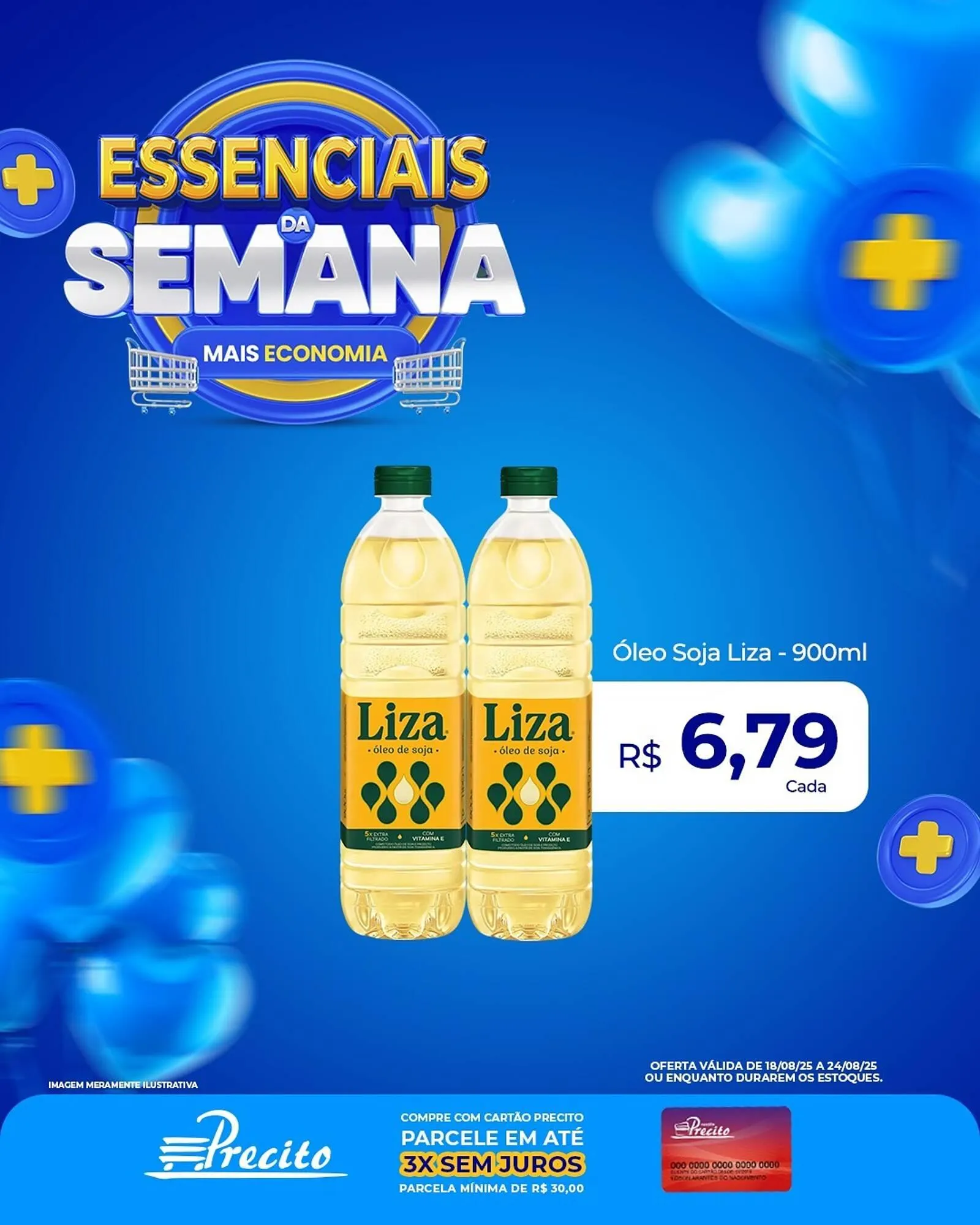 Encarte de Catálogo Supermercado Precito 18 de agosto até 24 de agosto 2025 - Pagina 1