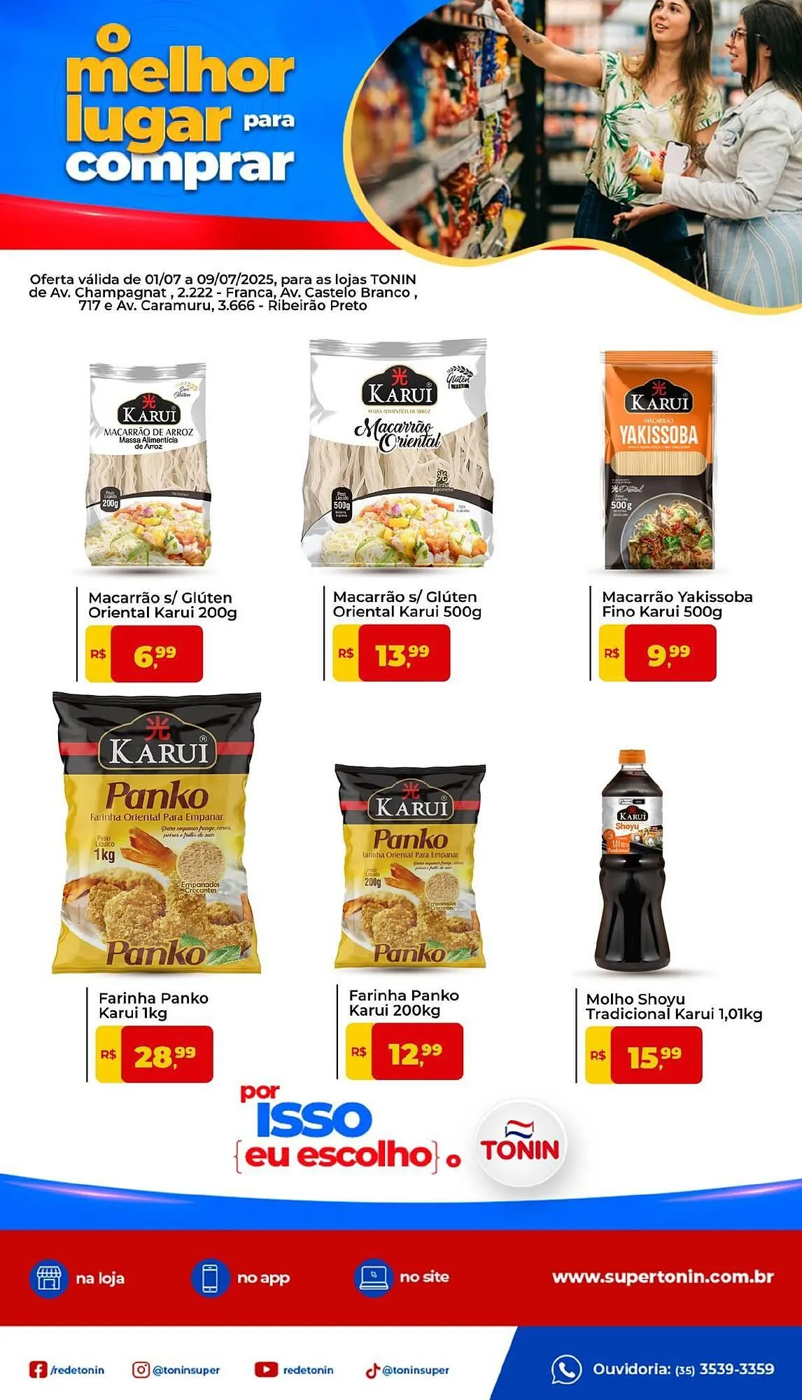 Encarte de Catálogo Tonin Superatacado 3 de julho até 9 de julho 2025 - Pagina 1