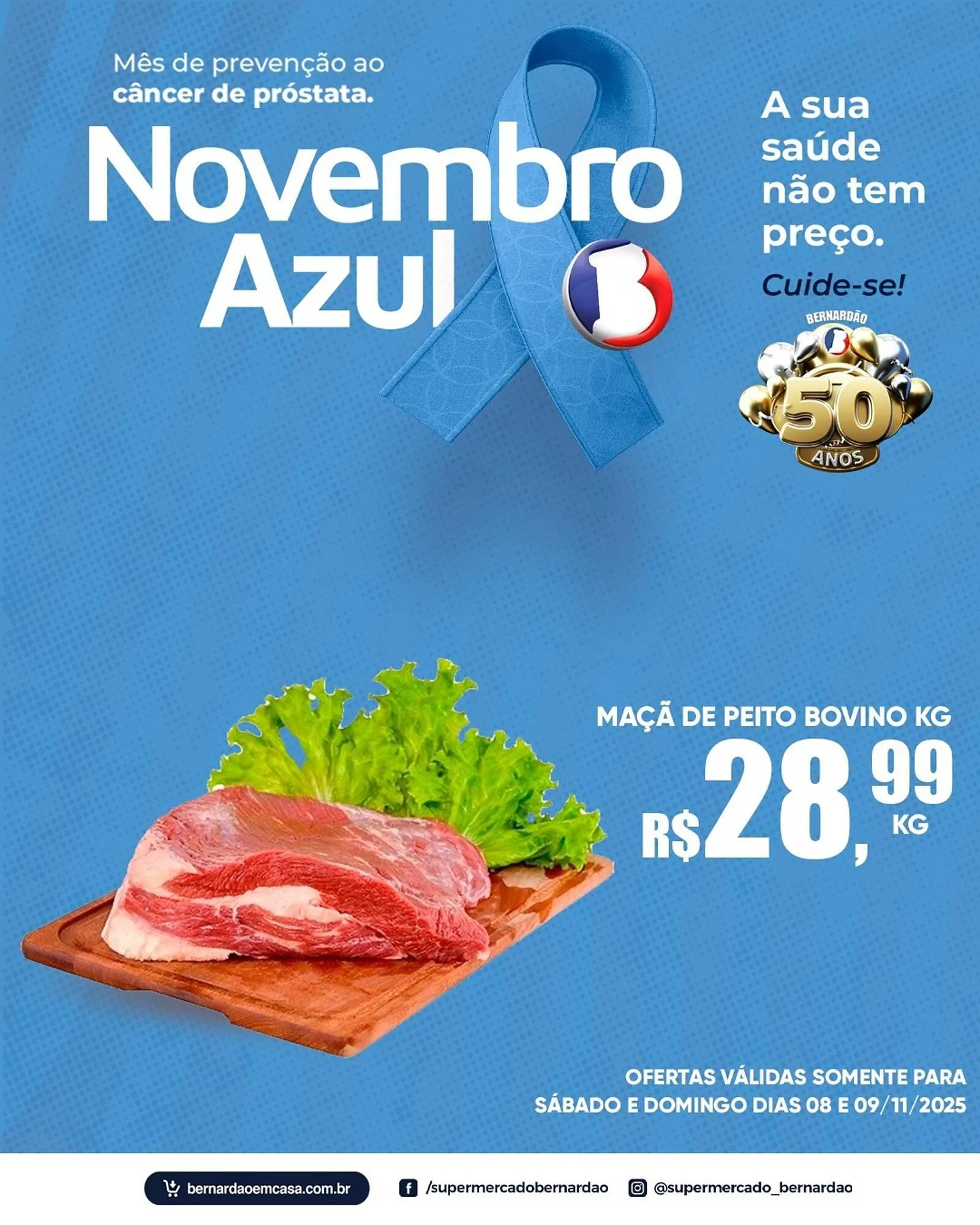 Encarte de Catálogo Supermercado Bernardão 8 de novembro até 9 de novembro 2025 - Pagina 1