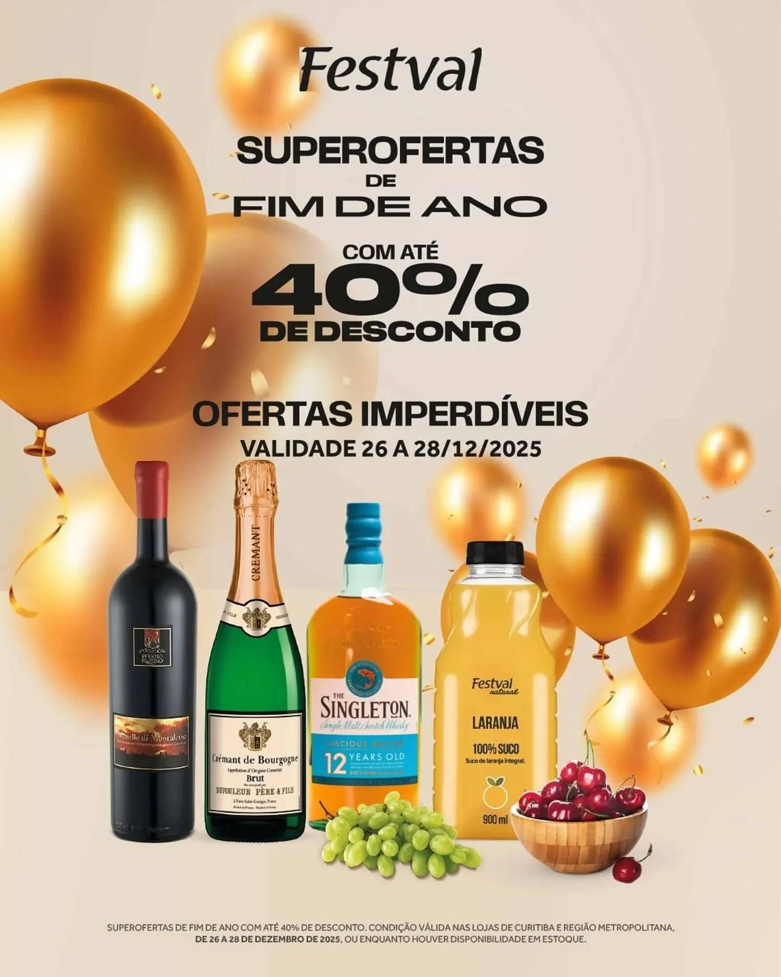 Encarte de Encarte Festval 26 de dezembro até 28 de dezembro 2025 - Pagina 1