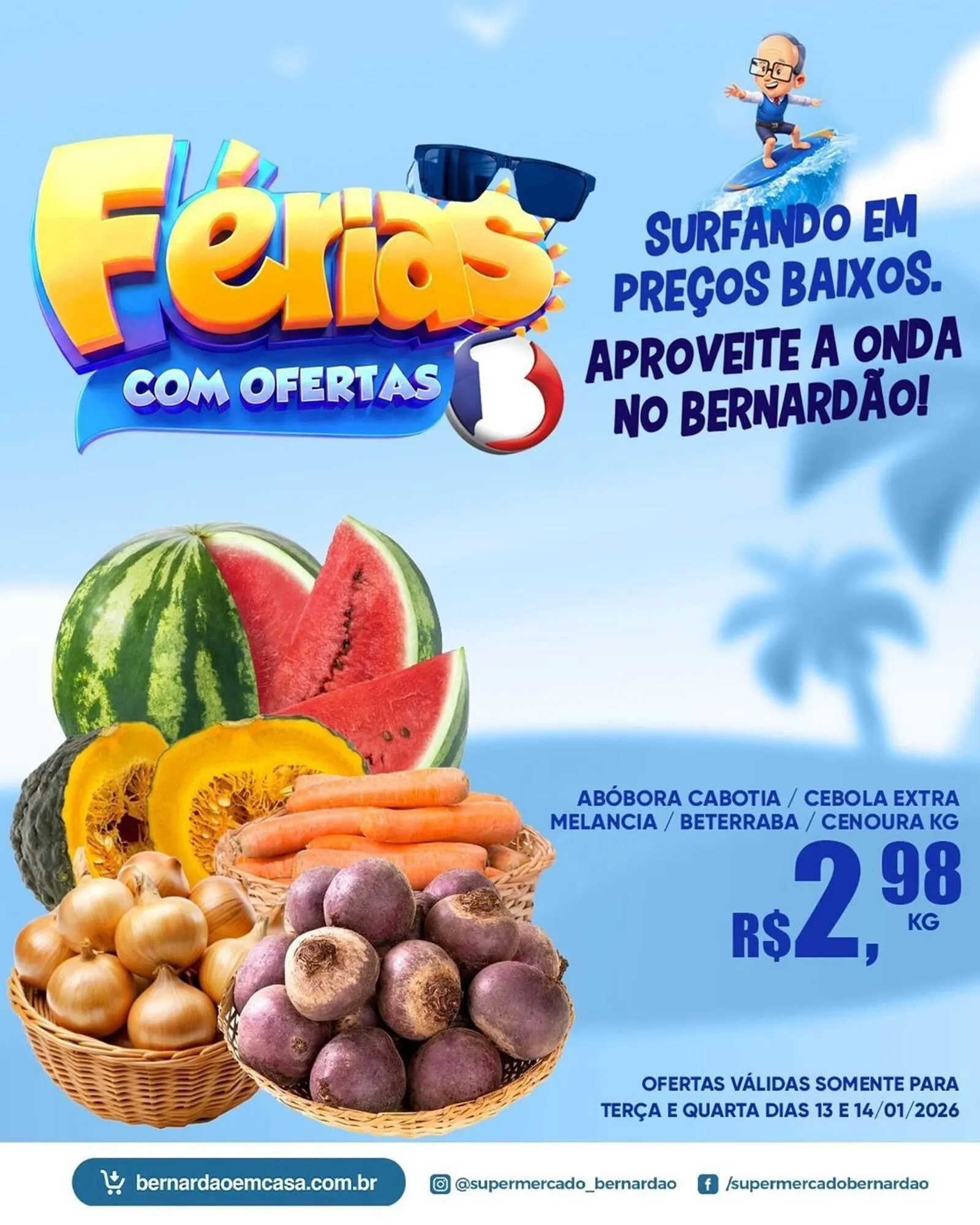 Encarte de Catálogo Supermercado Bernardão 13 de janeiro até 14 de janeiro 2026 - Pagina 10