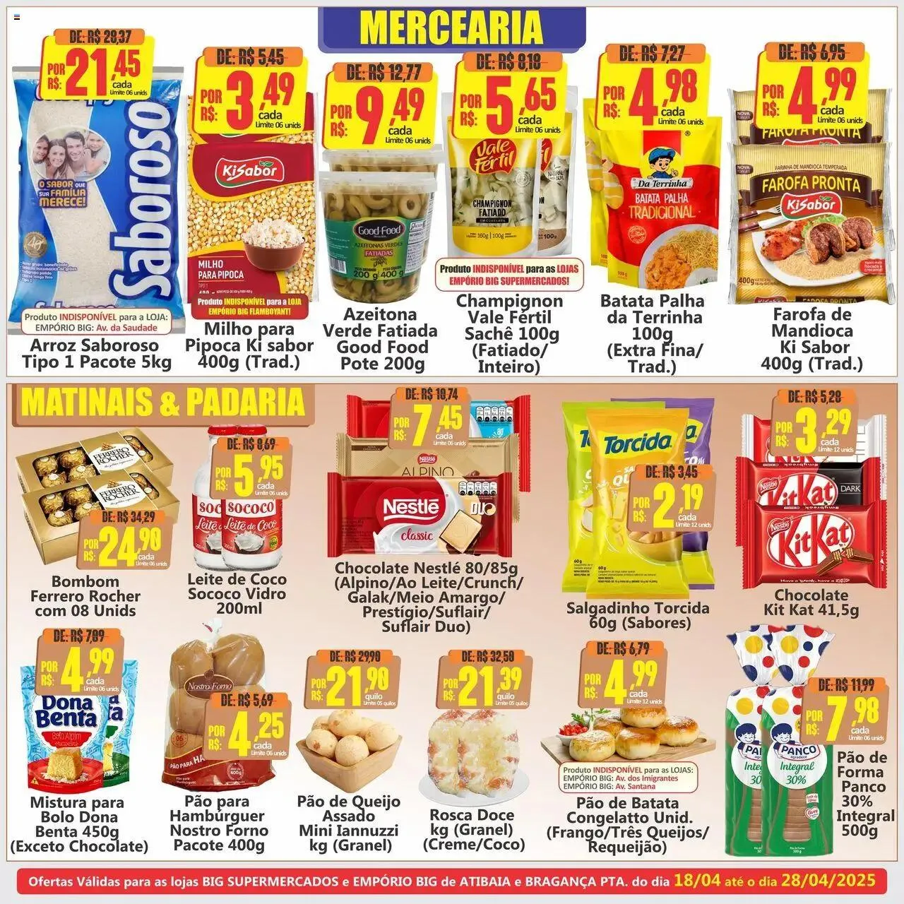 Encarte de Big Supermercados - Ofertas da semana 18 de abril até 28 de abril 2025 - Pagina 4