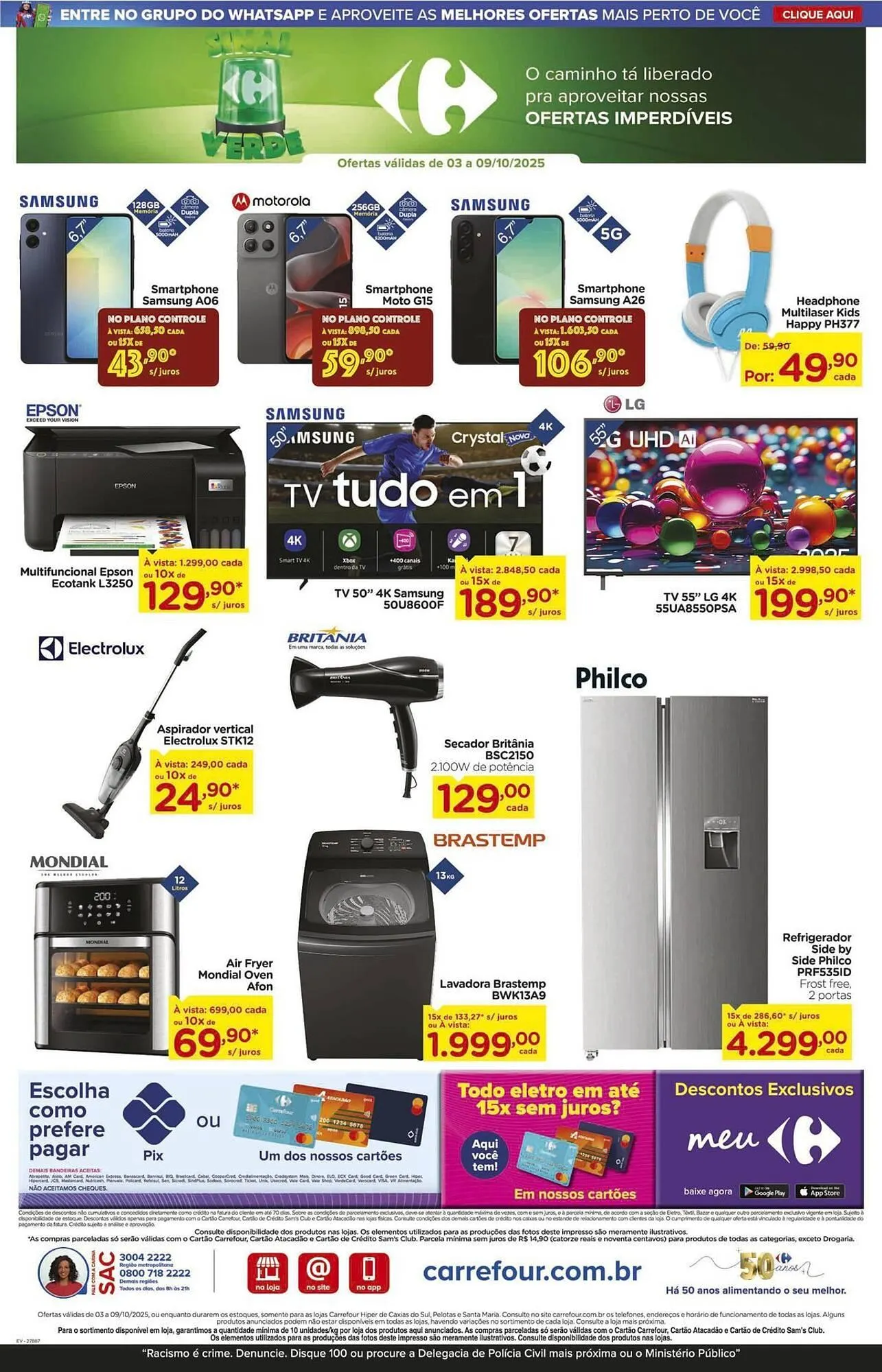 Encarte de Folheto Carrefour 6 de outubro até 9 de outubro 2025 - Pagina 22