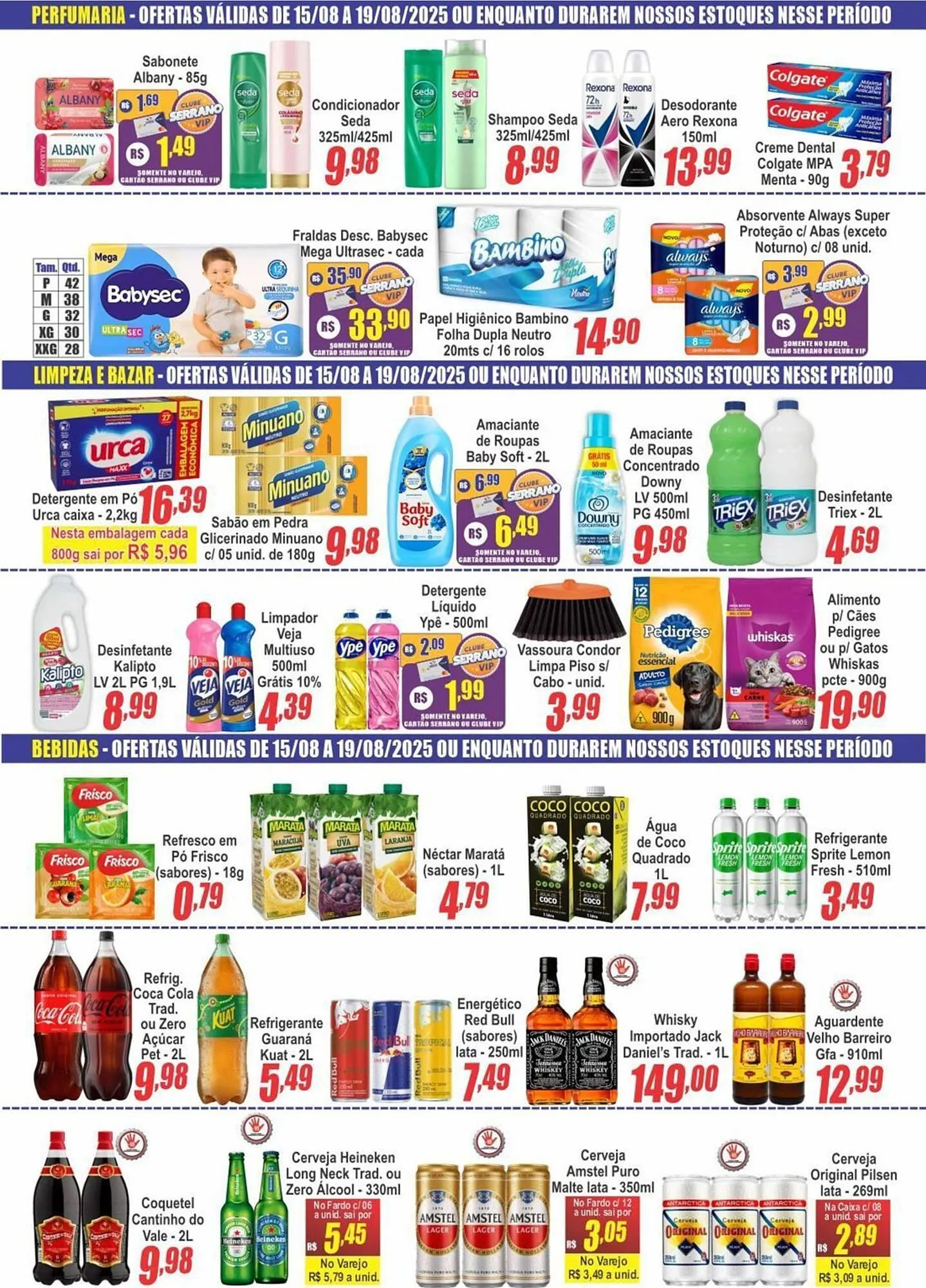 Encarte de Catálogo Serrano Supermercado 13 de agosto até 14 de agosto 2025 - Pagina 6