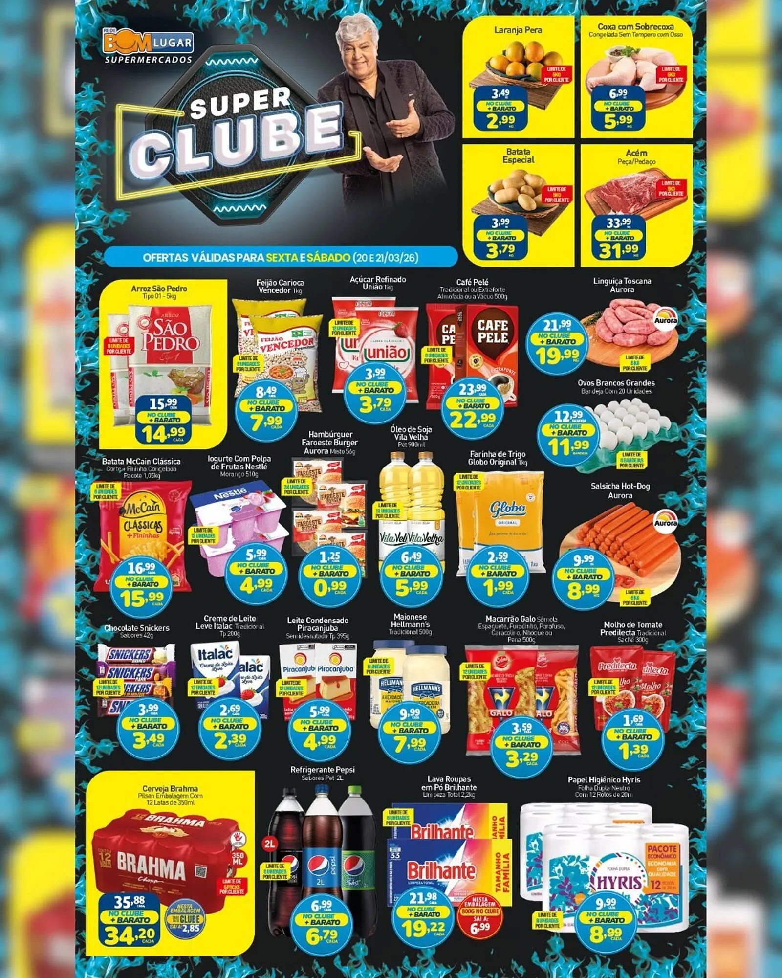 Encarte de Folheto Rede Bom Lugar 20 de março até 22 de março 2026 - Pagina 2