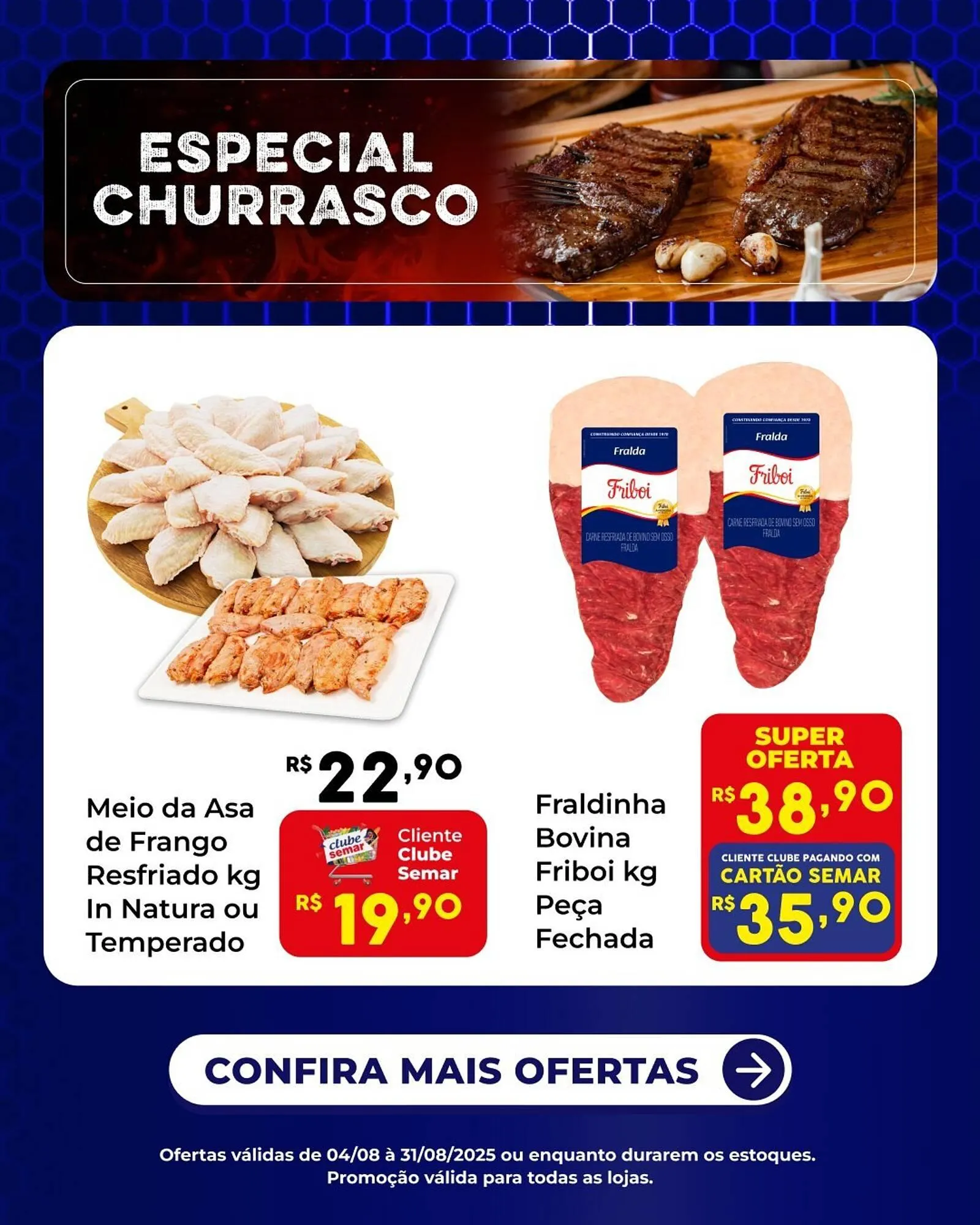 Encarte de Catálogo Semar Supermercado 8 de agosto até 31 de agosto 2025 - Pagina 1