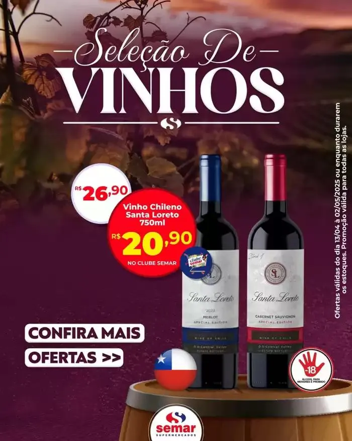 Encarte de Semar Supermercados 14 de abril até 2 de maio 2025 - Pagina 1