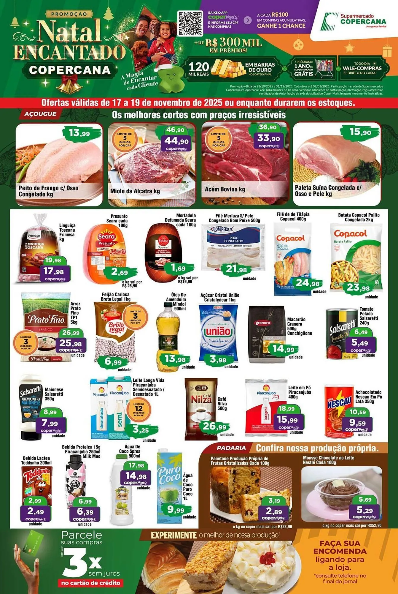 Encarte de Tabloide Copercana 17 de novembro até 19 de novembro 2025 - Pagina 1