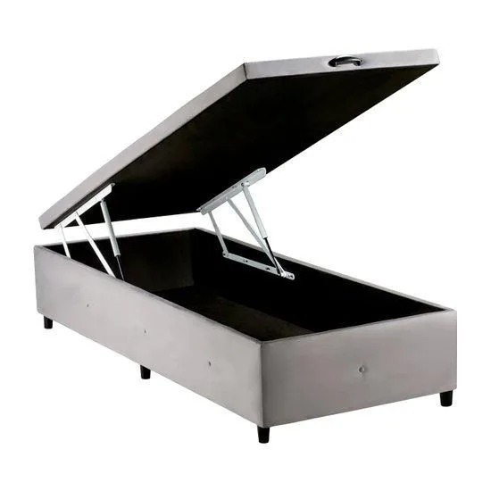 Base para Cama Box Solteiro com Baú S. Design, para Colchão de 88 cm - 900