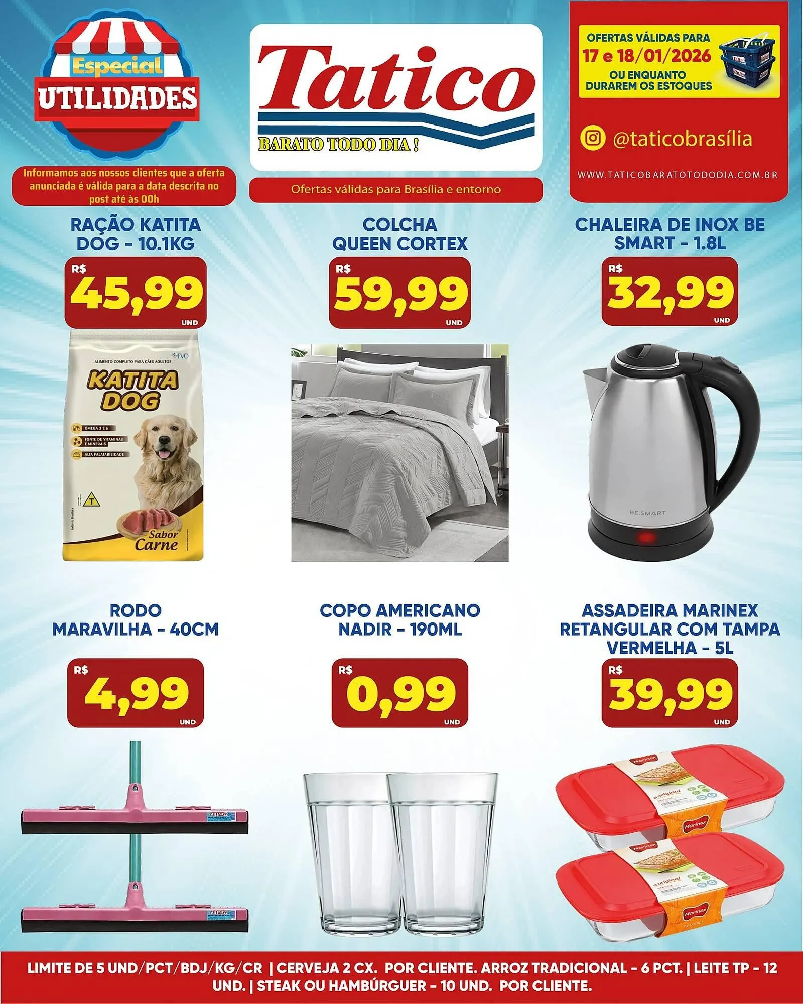 Encarte de Tabloide Tatico 17 de janeiro até 18 de janeiro 2026 - Pagina 1