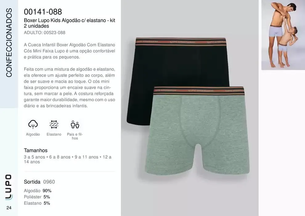 Encarte de Catálogo Underwear Kids 27 de fevereiro até 30 de junho 2025 - Pagina 26