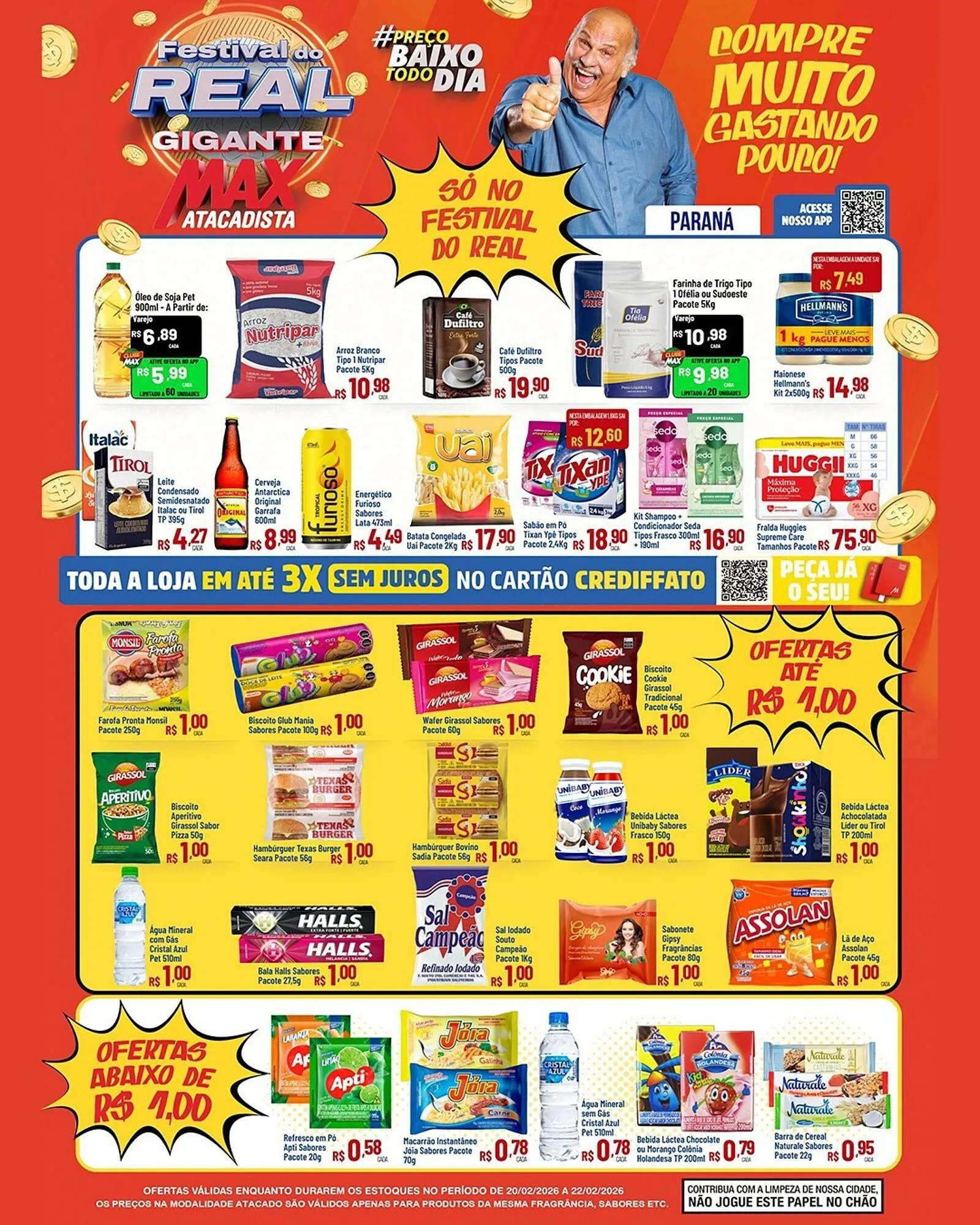 Encarte de Encarte Max Atacadista 20 de fevereiro até 22 de fevereiro 2026 - Pagina 1