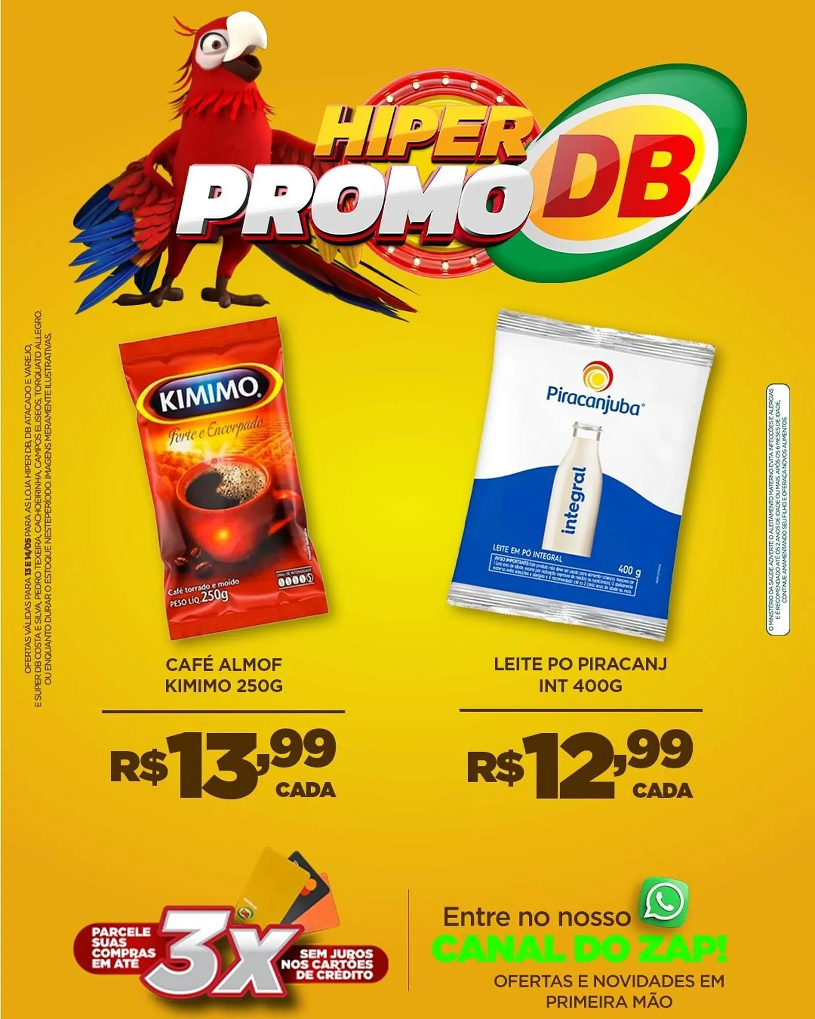 Encarte de Catálogo DB Supermercados 13 de maio até 14 de maio 2026 - Pagina 1