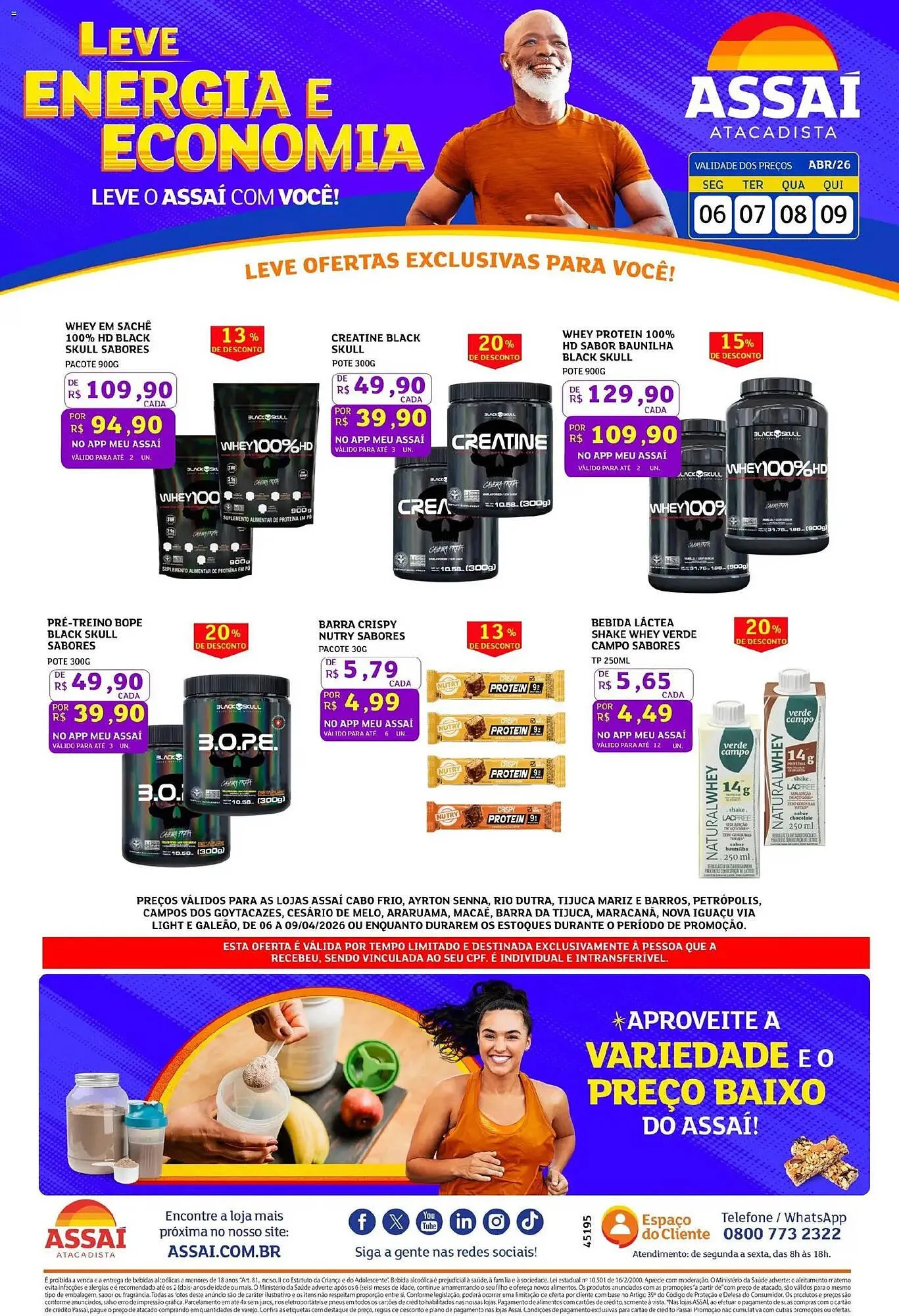 Encarte de Encarte Assaí Atacadista 6 de abril até 9 de abril 2026 - Pagina 1