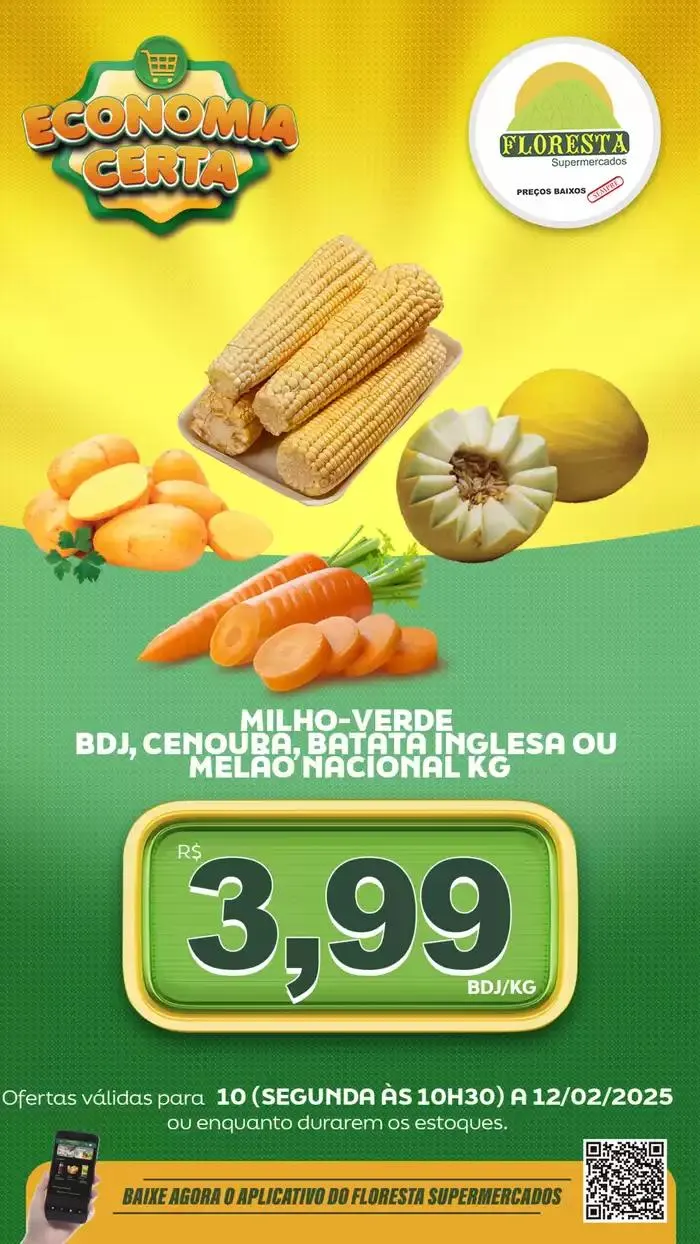Encarte de Catálogo Floresta Supermercados 11 de fevereiro até 12 de fevereiro 2025 - Pagina 1
