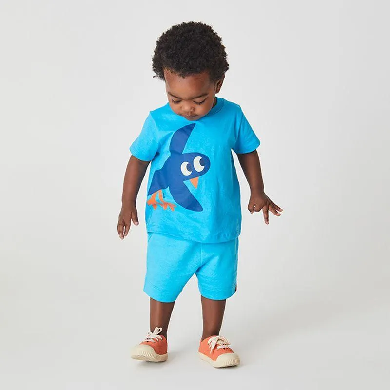 Camiseta Toddler Bird Azul