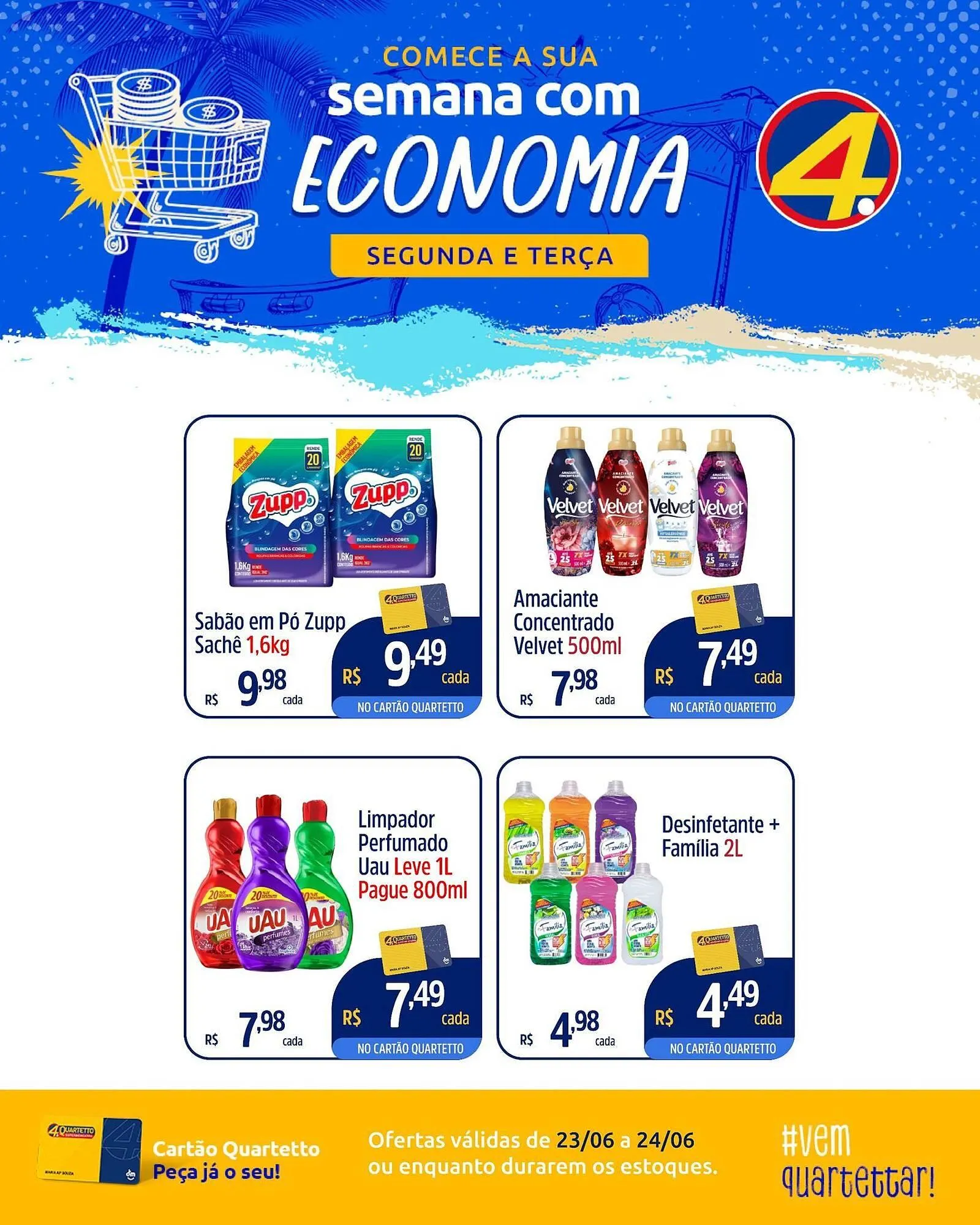 Encarte de Catálogo Quartetto Supermercados 23 de junho até 24 de junho 2025 - Pagina 5