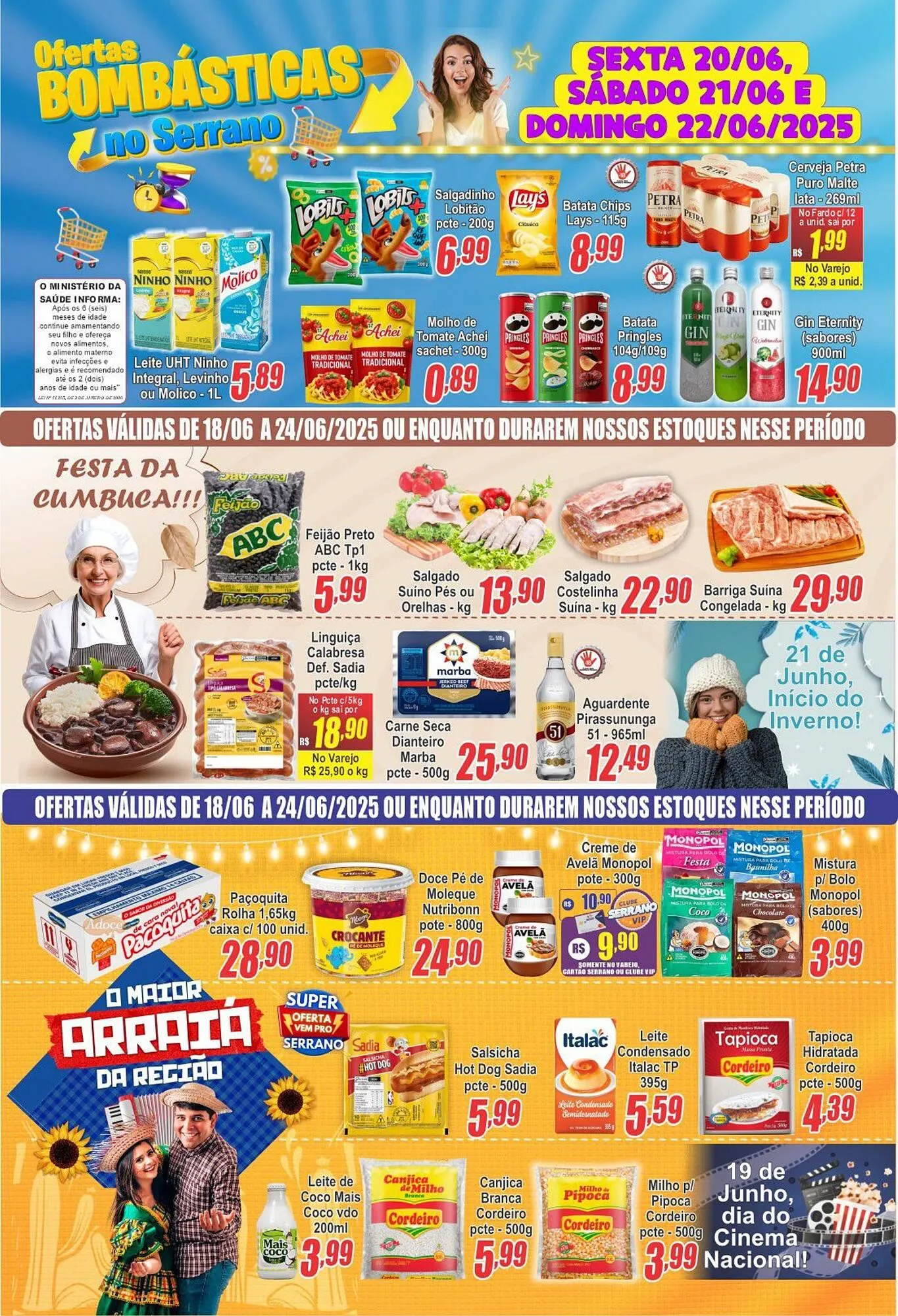 Encarte de Catálogo Serrano Supermercado 20 de junho até 24 de junho 2025 - Pagina 3