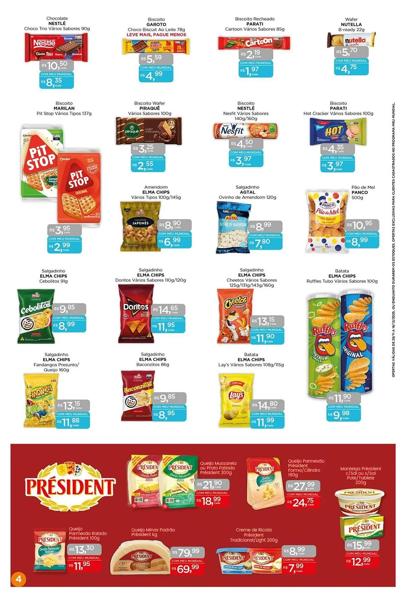 Encarte de Encarte Supermercados Mundial 28 de novembro até 16 de dezembro 2025 - Pagina 4