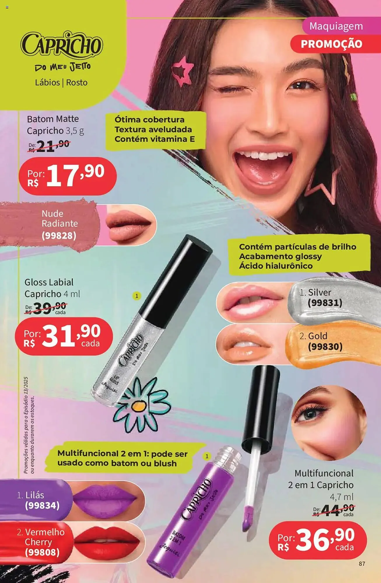 Encarte de Catálogo Jequiti 19 de setembro até 10 de outubro 2025 - Pagina 87