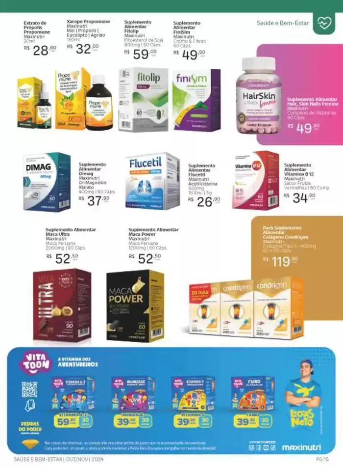 Encarte de Ofertas Especiais 17 de outubro até 30 de novembro 2024 - Pagina 15