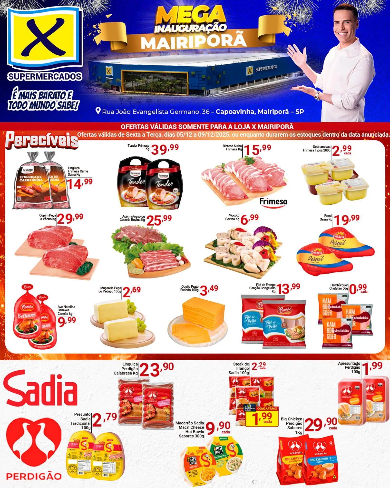 Encarte de Folheto X Supermercados 5 de dezembro até 9 de dezembro 2025 - Pagina 2