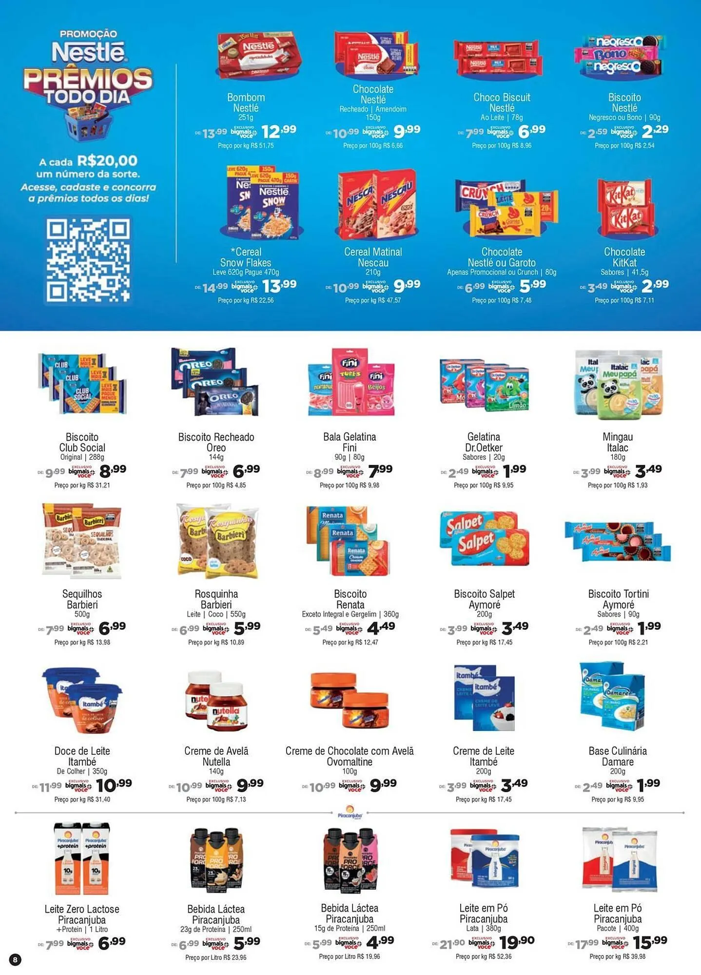 Encarte de Catálogo Big Mais Supermercados 7 de janeiro até 27 de janeiro 2026 - Pagina 8