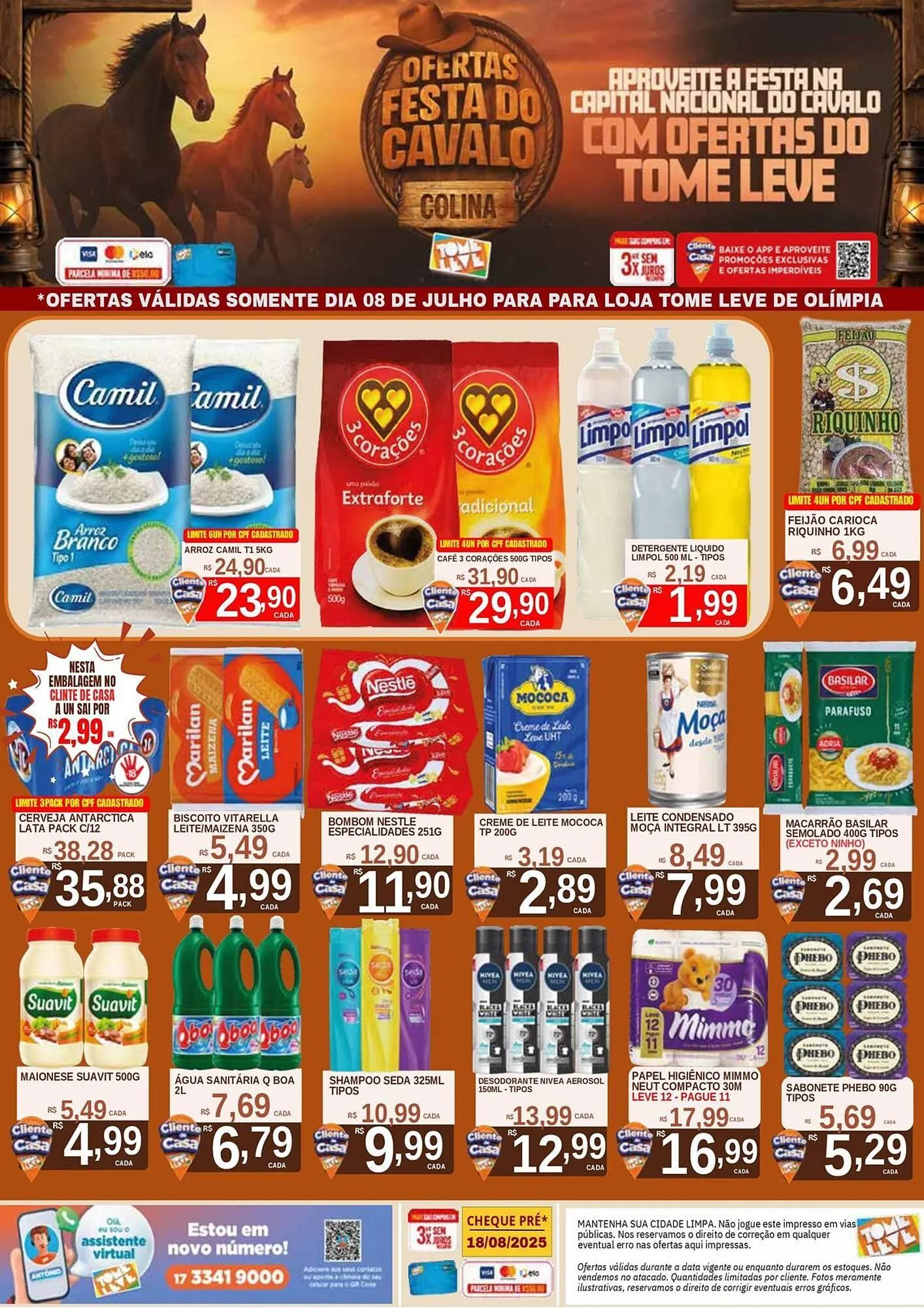 Encarte de Catálogo Tome Leve 8 de julho até 9 de julho 2025 - Pagina 3