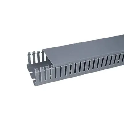 Canaleta HD-4P 50x50 Cinza Barra de 2 Metros - Hellerman - Referência: 01.18.00055/18