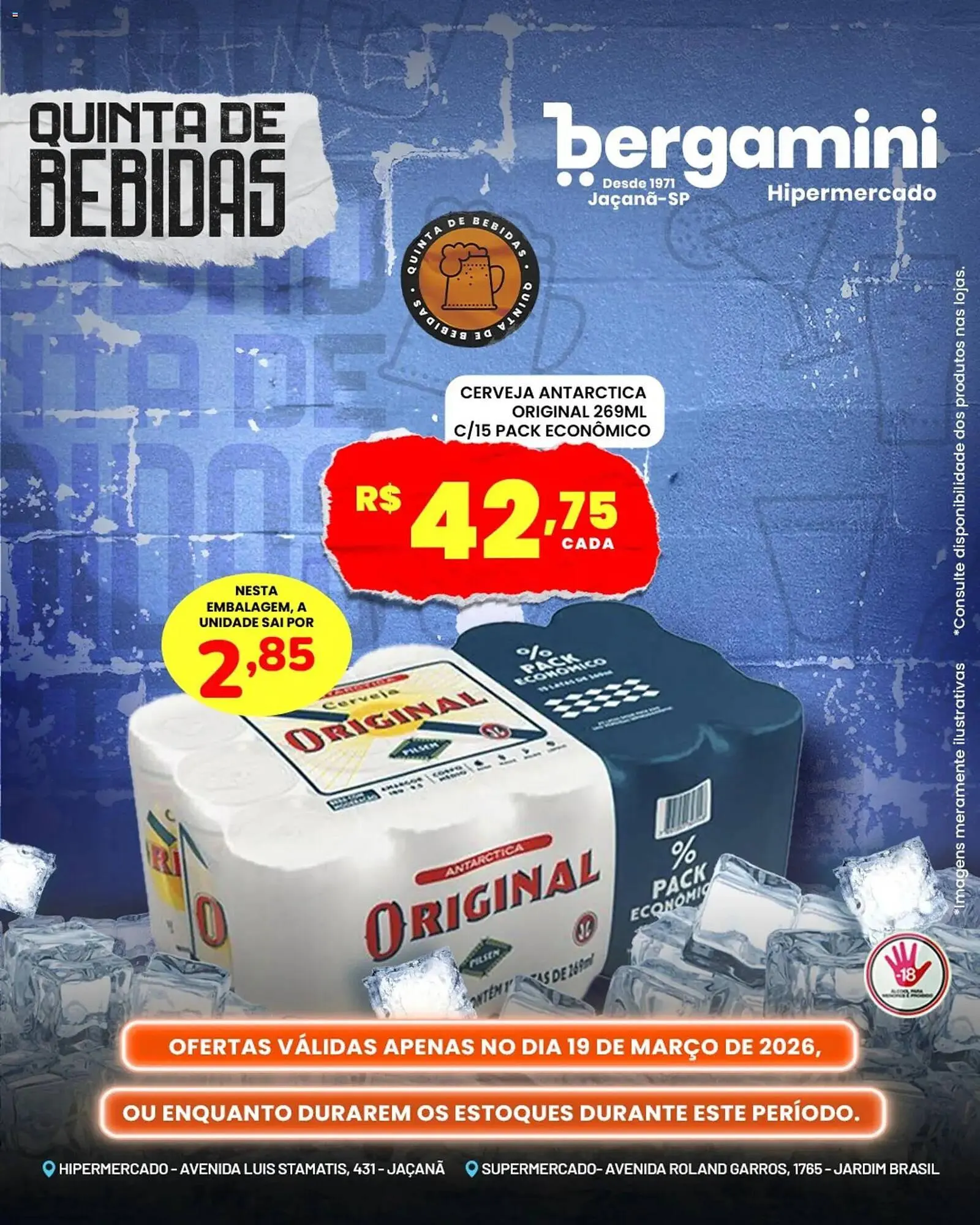 Encarte de Catálogo Supermercado Bergamini 19 de março até 19 de março 2026 - Pagina 2