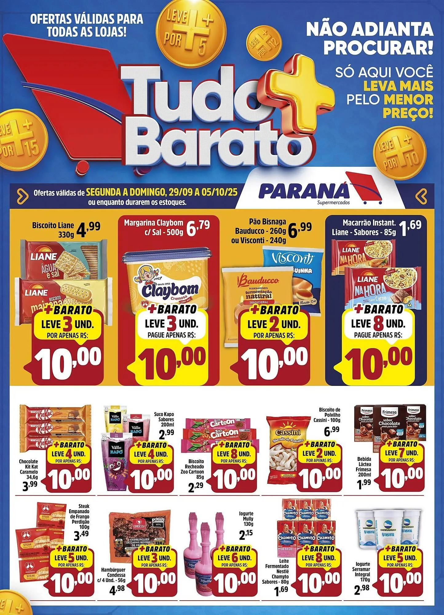 Encarte de Folheto Supermercado Paraná 29 de setembro até 5 de outubro 2025 - Pagina 1