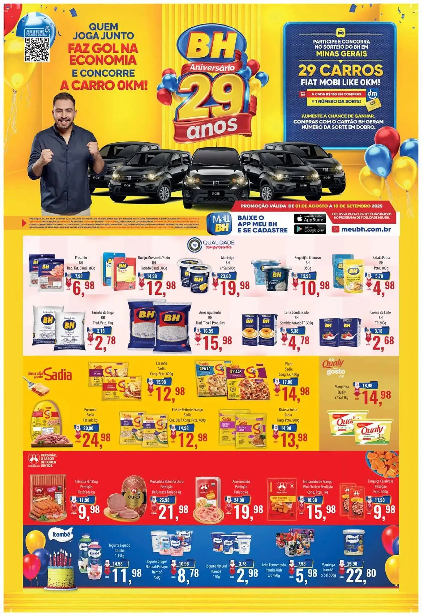 Encarte de Catálogo Supermercados BH 1 de agosto até 11 de setembro 2025 - Pagina 1