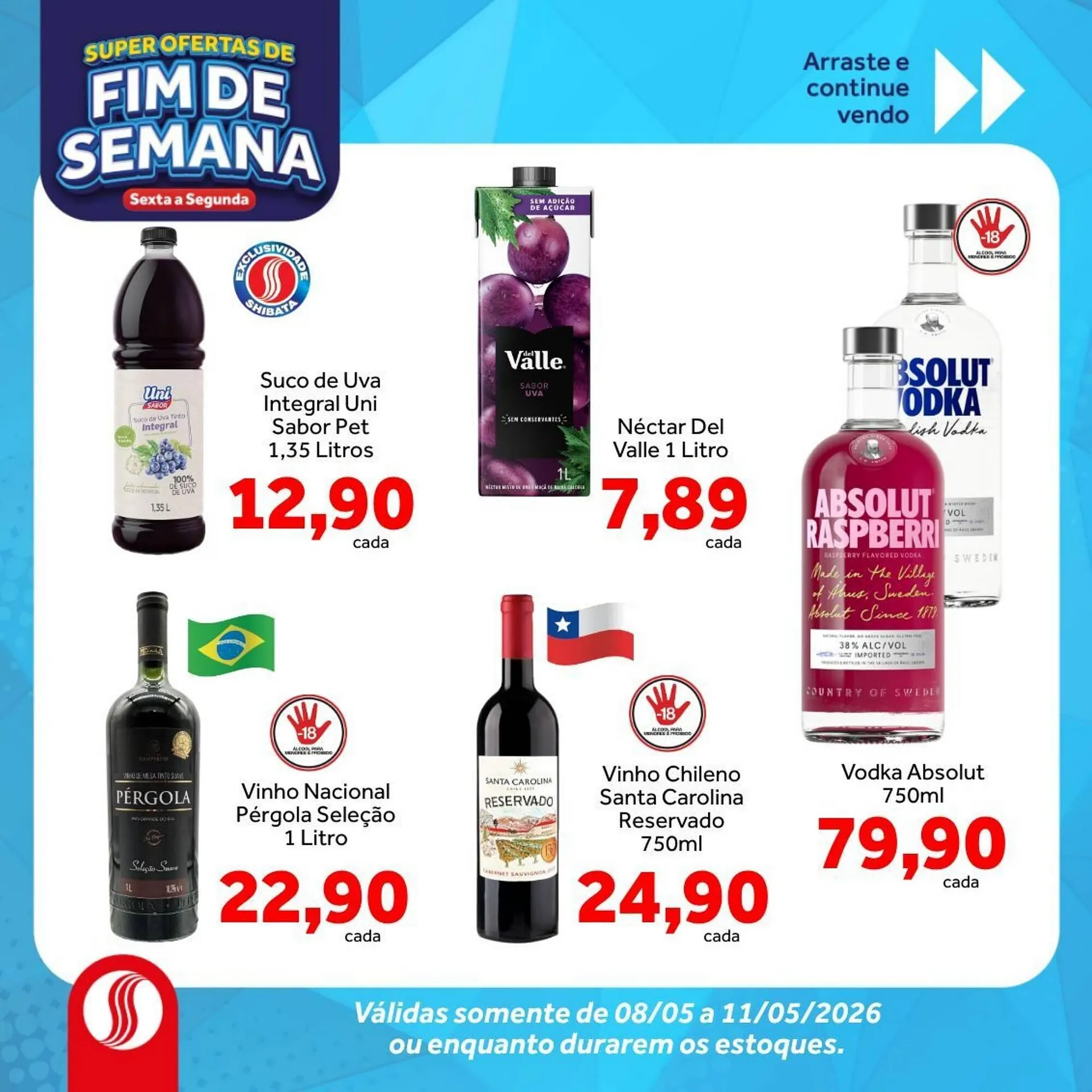 Encarte de Folheto Shibata Supermercados 8 de maio até 11 de maio 2026 - Pagina 3