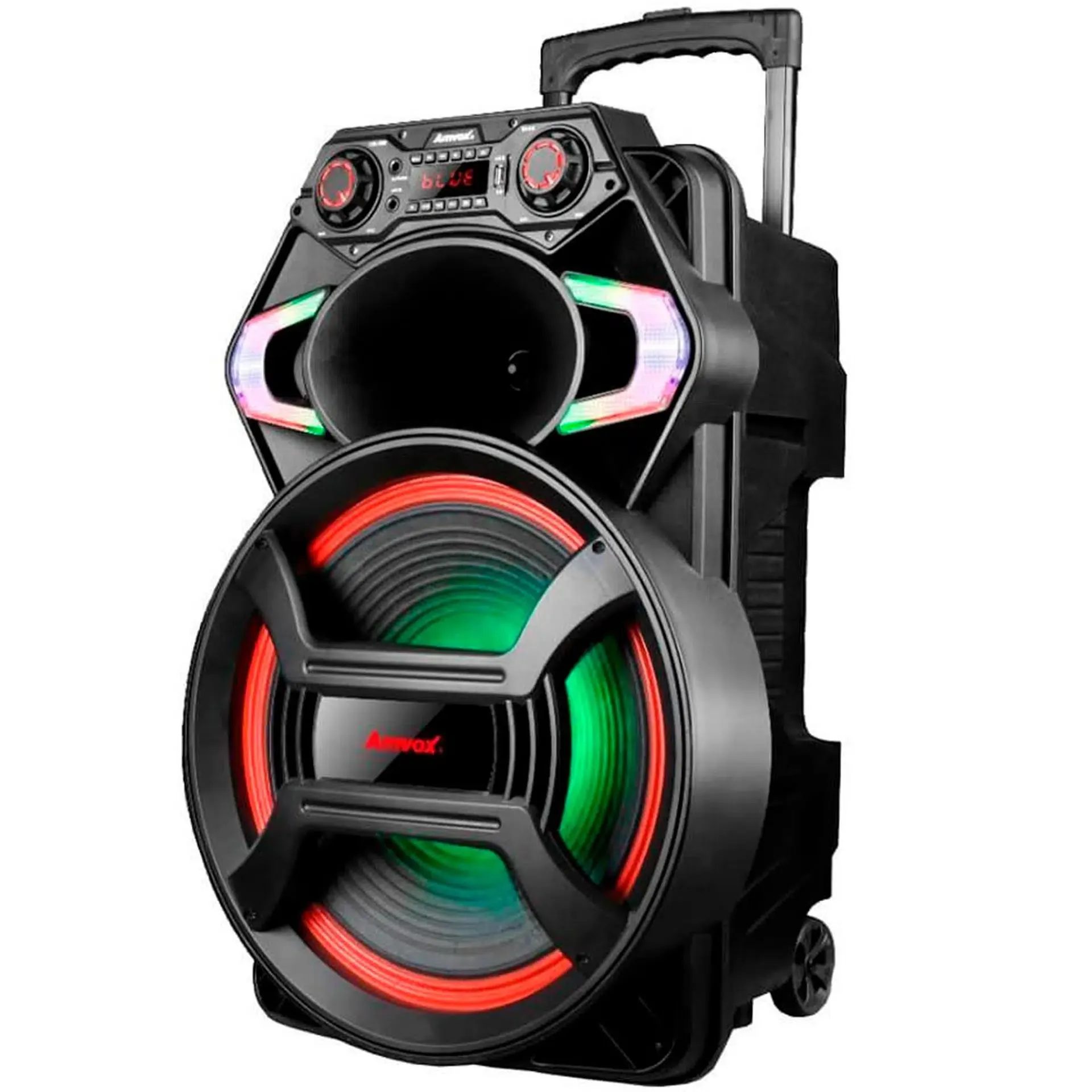 Caixa de Som Amplificada Amvox Gladiador ACA 800 850W RMS LED Bluetooth