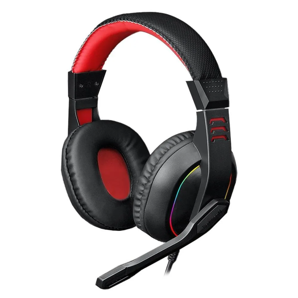 Fone Headset Gamer Ares H120 RGB, Preto, REDRAGON