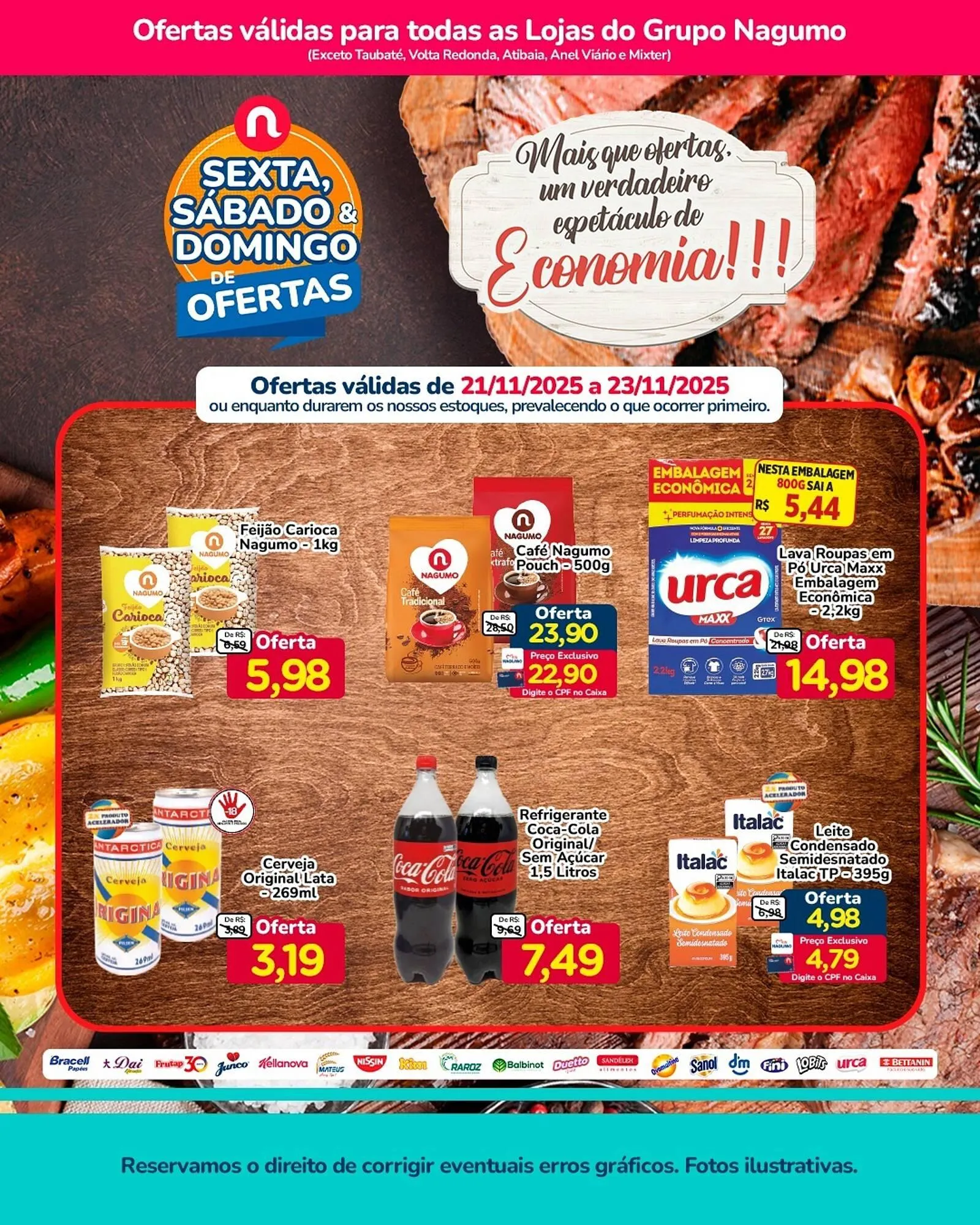 Encarte de Folheto Nagumo 22 de novembro até 23 de novembro 2025 - Pagina 1