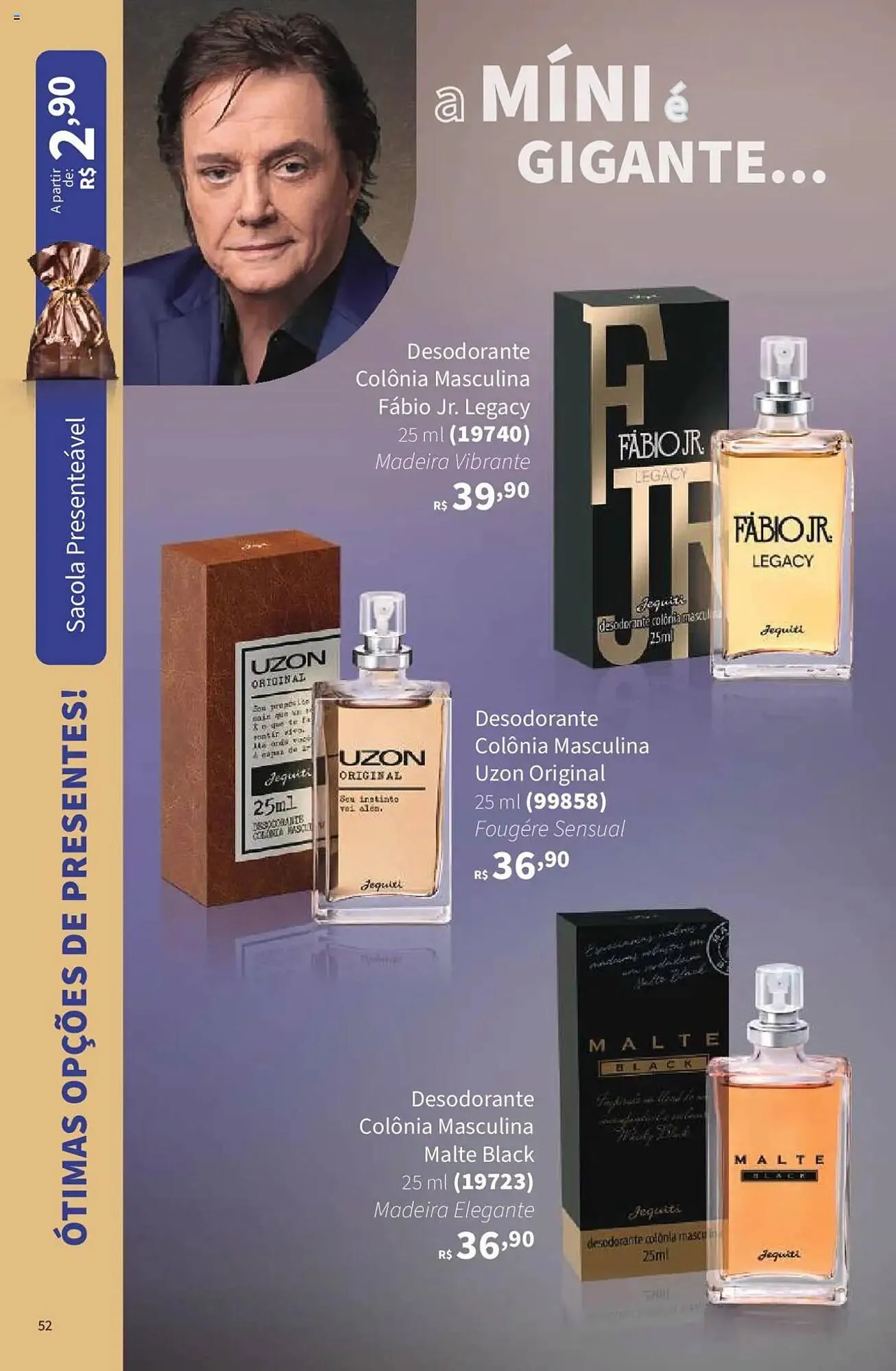 Encarte de Catálogo Jequiti 19 de junho até 17 de julho 2025 - Pagina 52