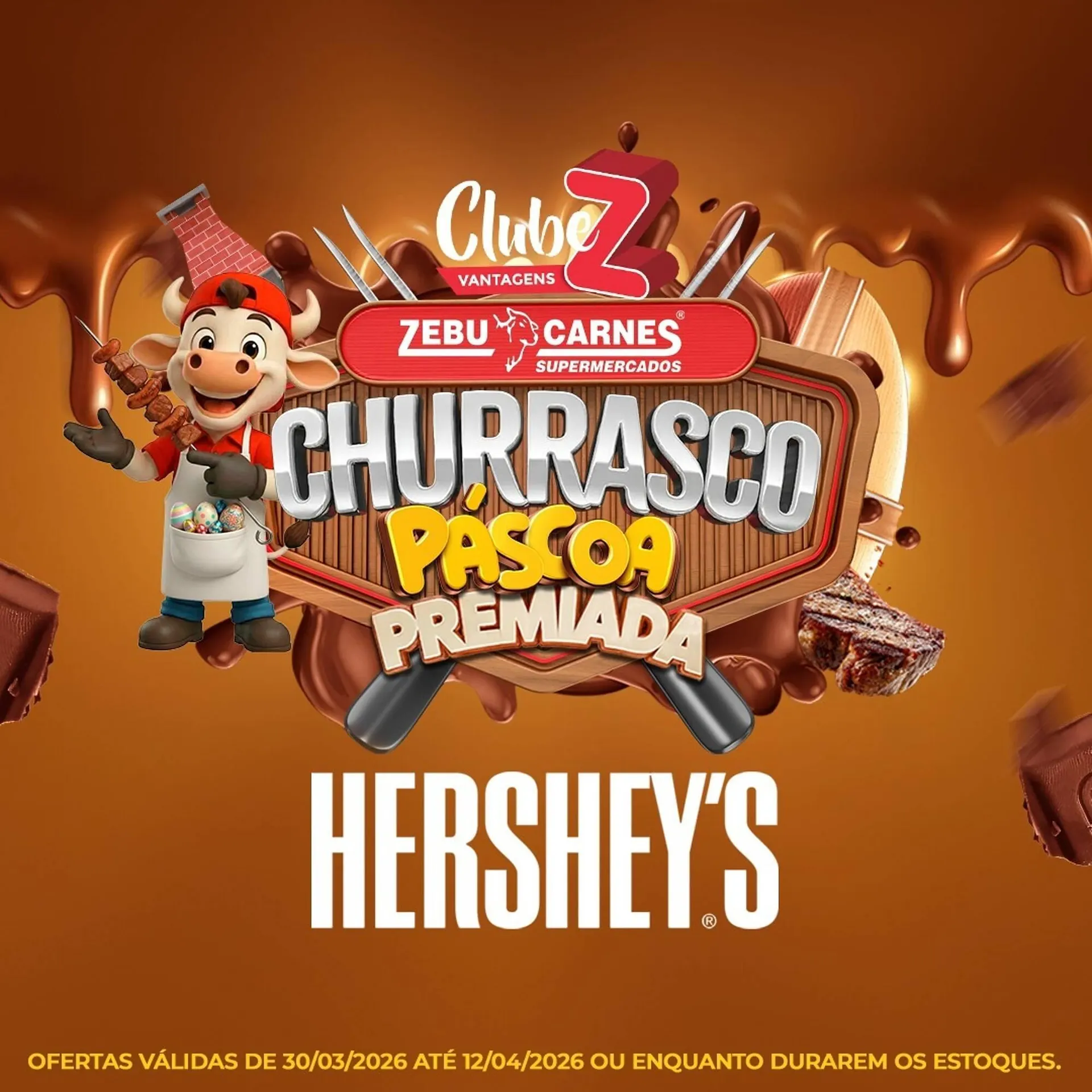 Encarte de Catálogo Zebu Carnes Supermercados 3 de abril até 12 de abril 2026 - Pagina 1